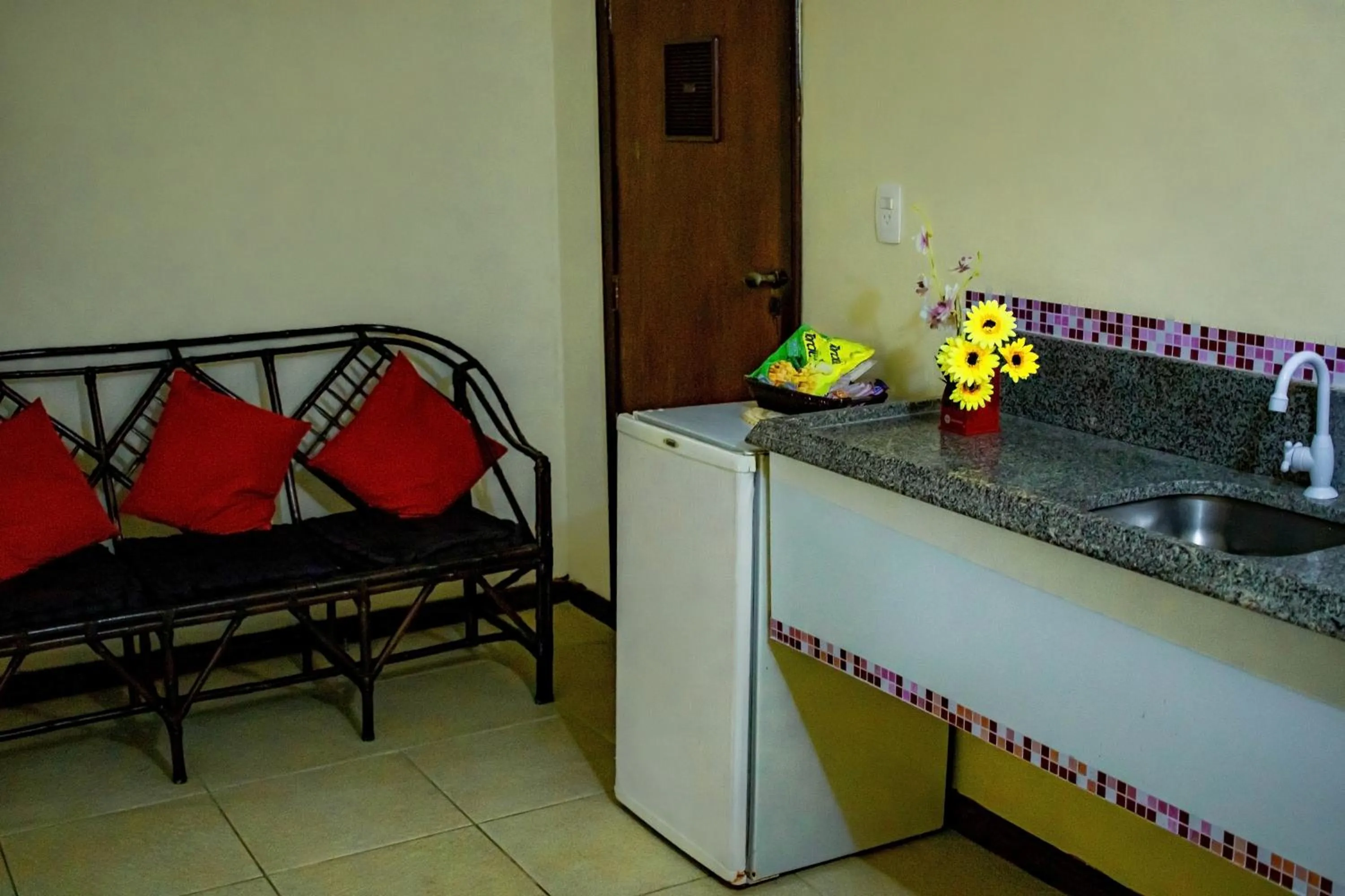 Seating area in Castelo Beach Hotel