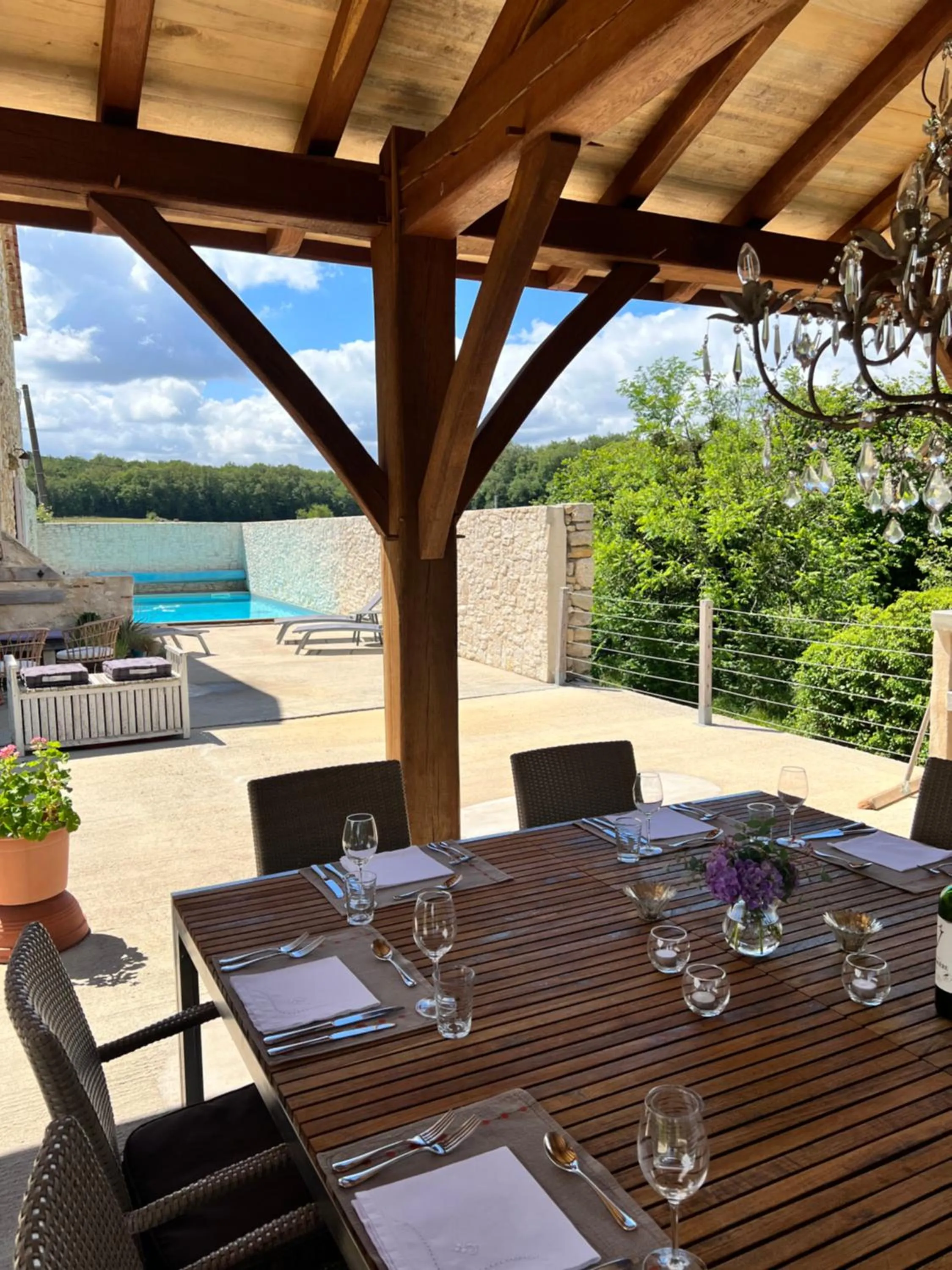 Balcony/Terrace in La Girarde