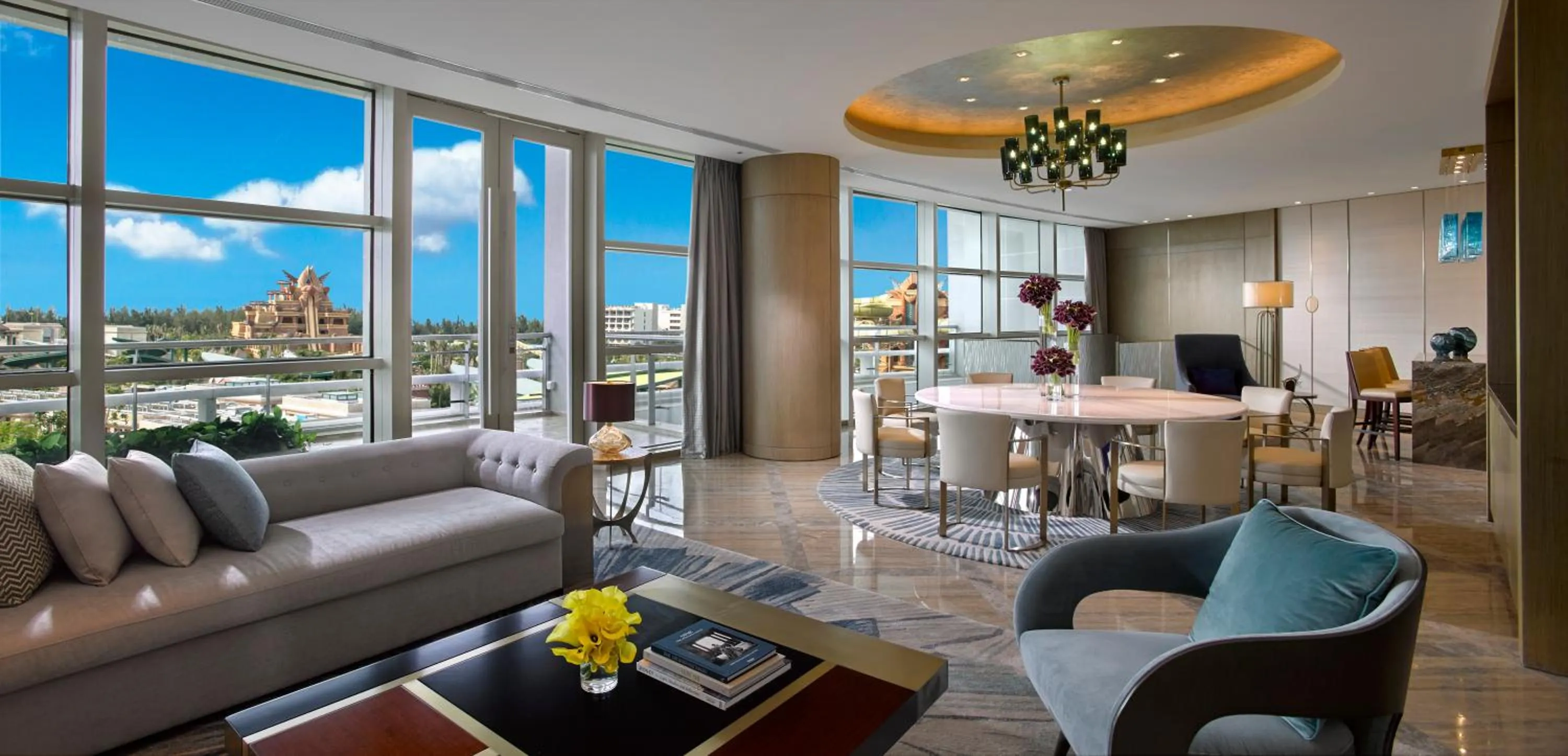 Living room in Atlantis Sanya