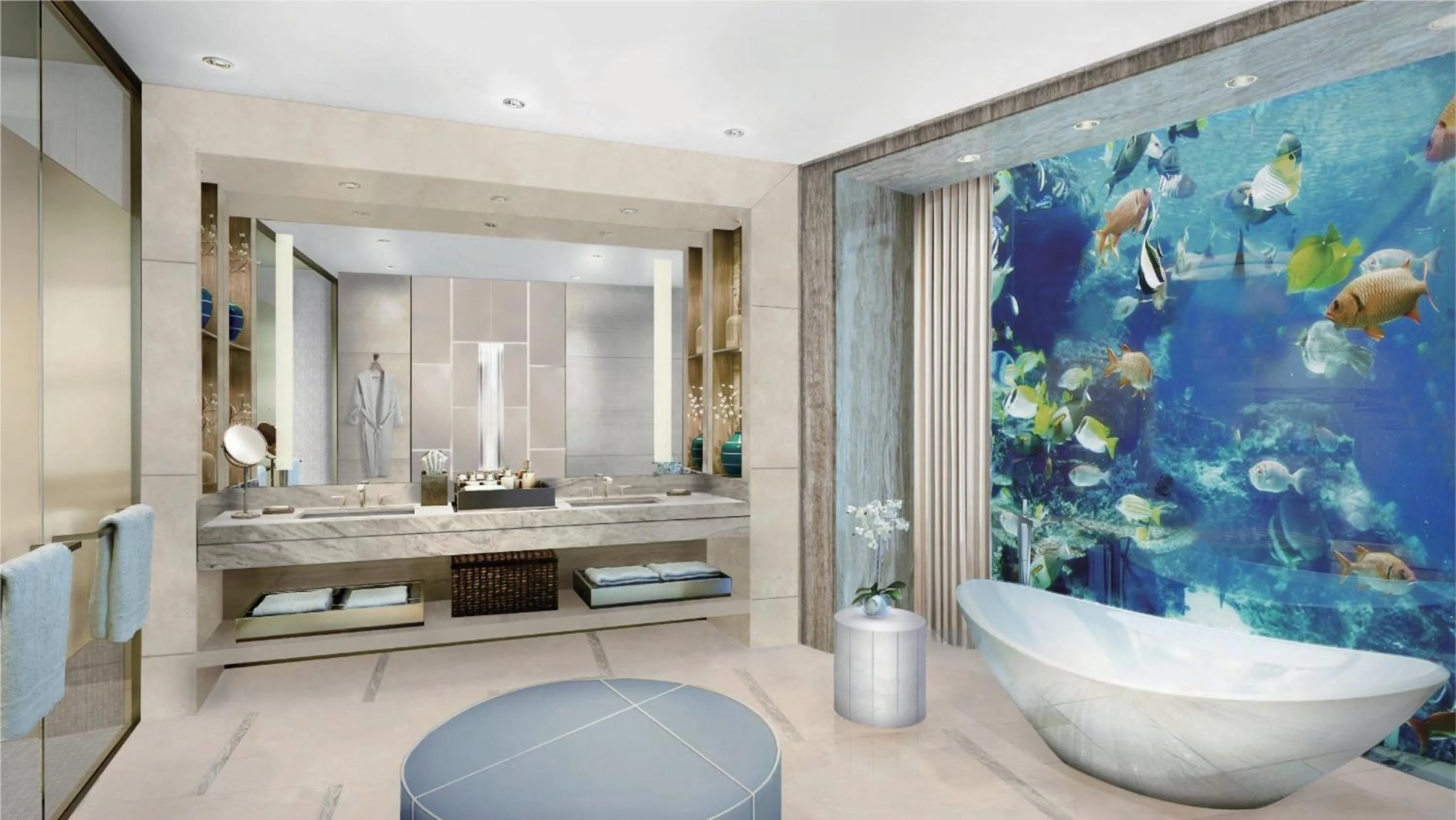 Bathroom in Atlantis Sanya