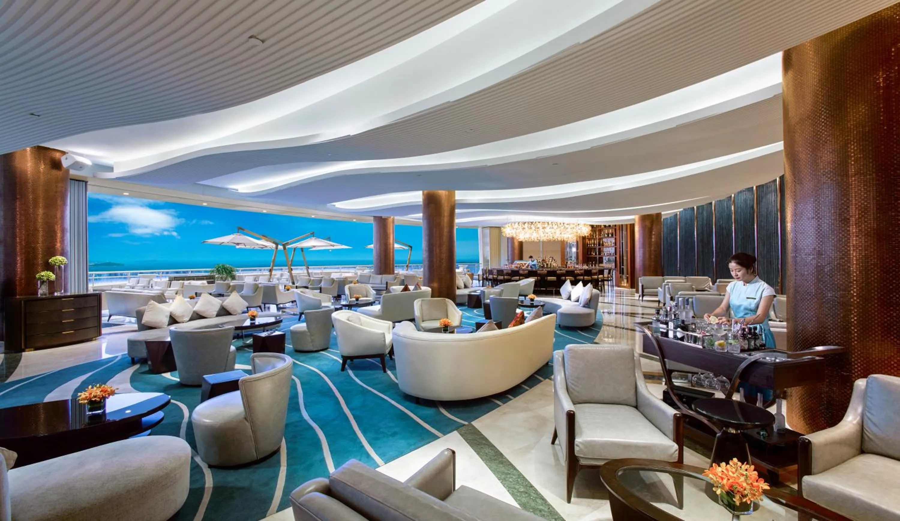 Lounge or bar in Atlantis Sanya