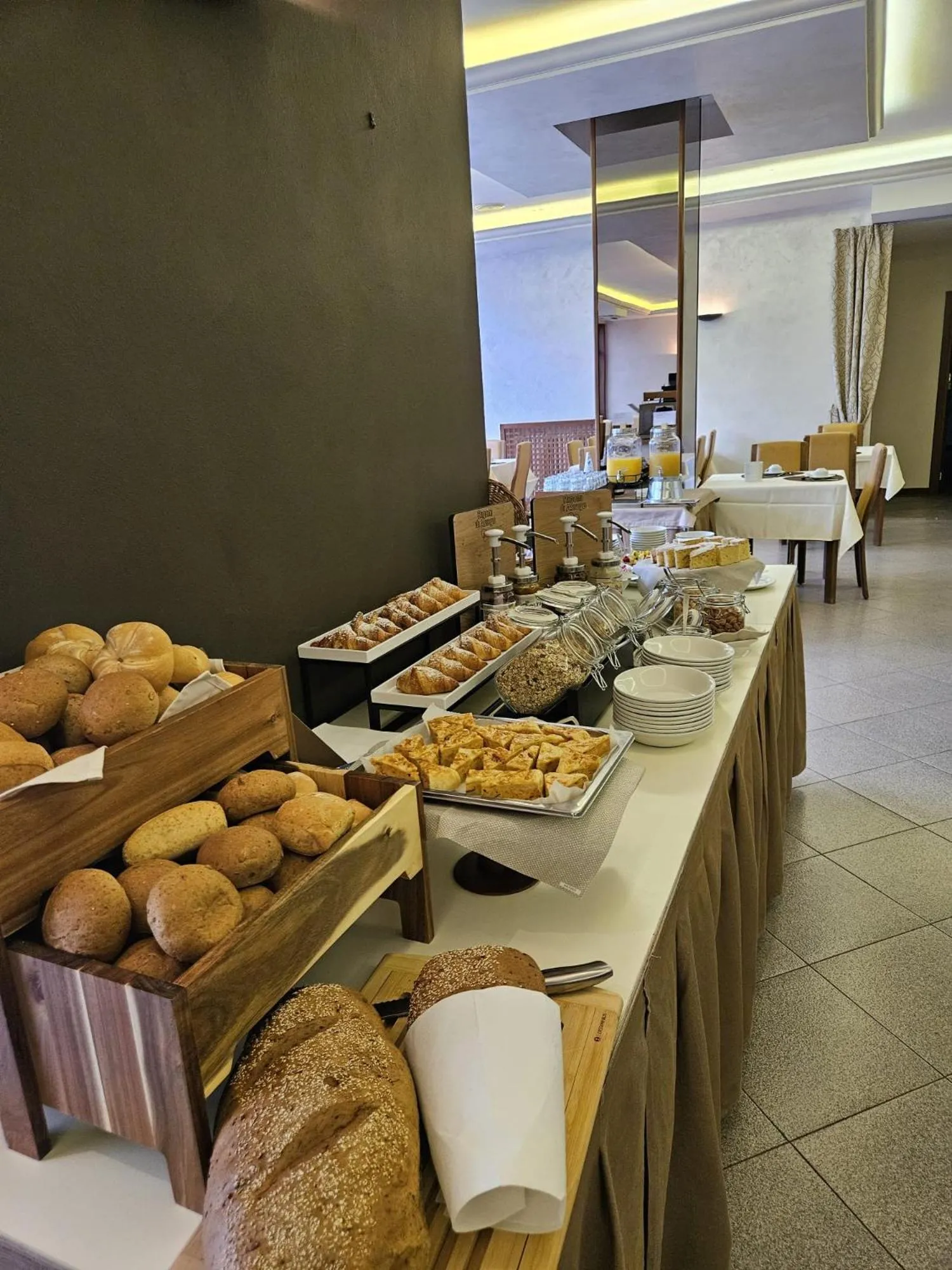 Buffet breakfast in Hotel Bellavista
