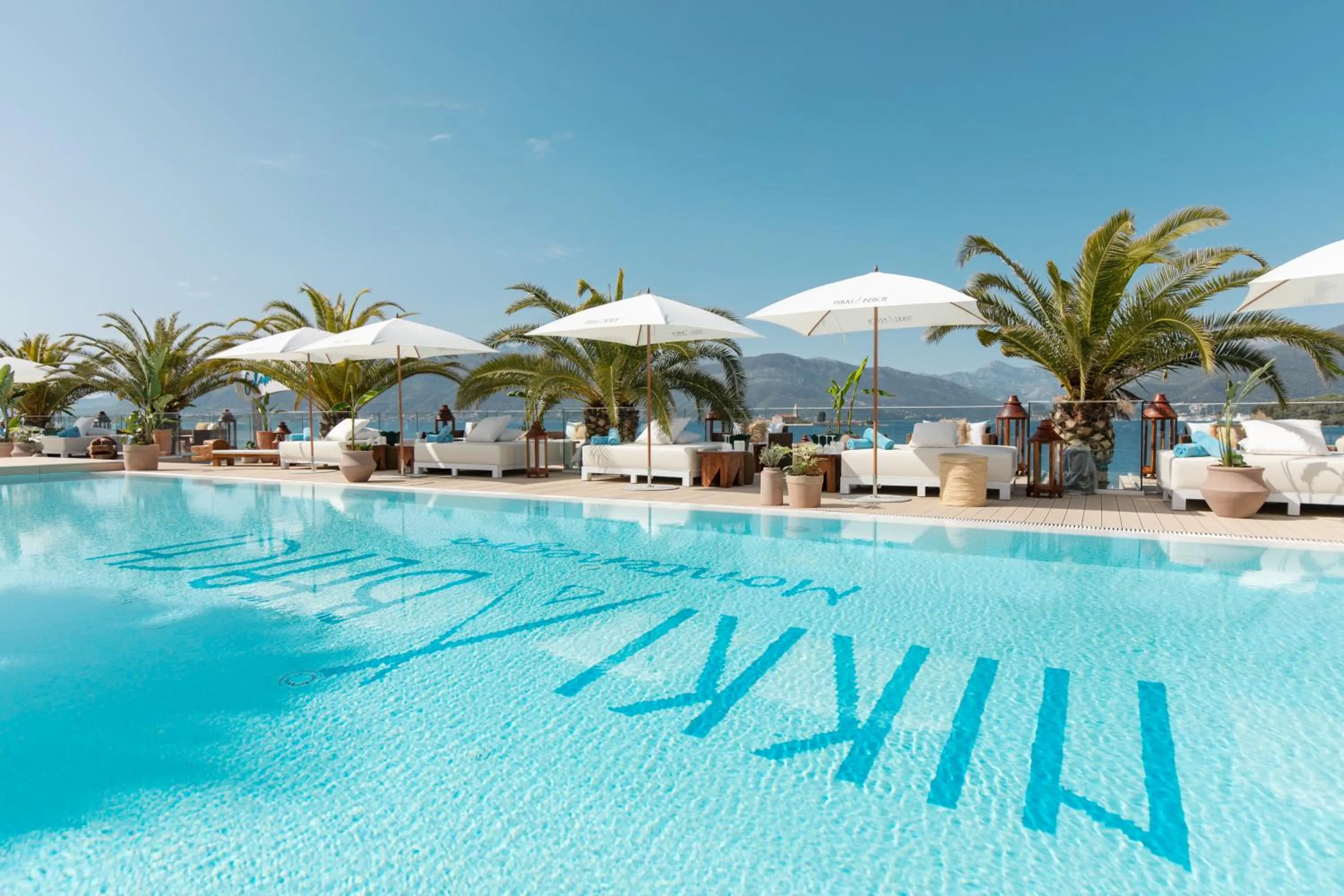 Swimming pool in Nikki Beach Resort & Spa Montenegro