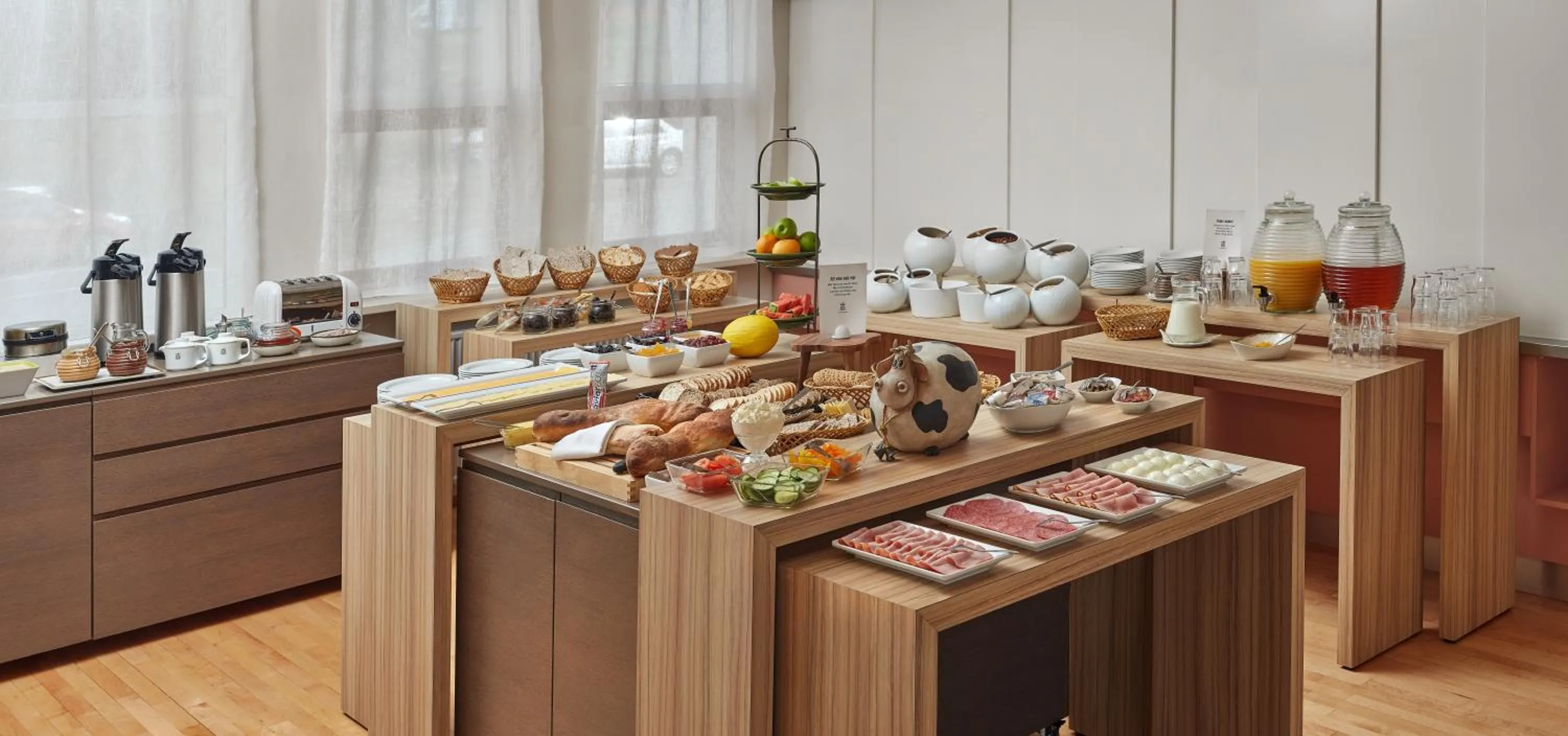 Continental breakfast in Hotel Edda Egilsstadir