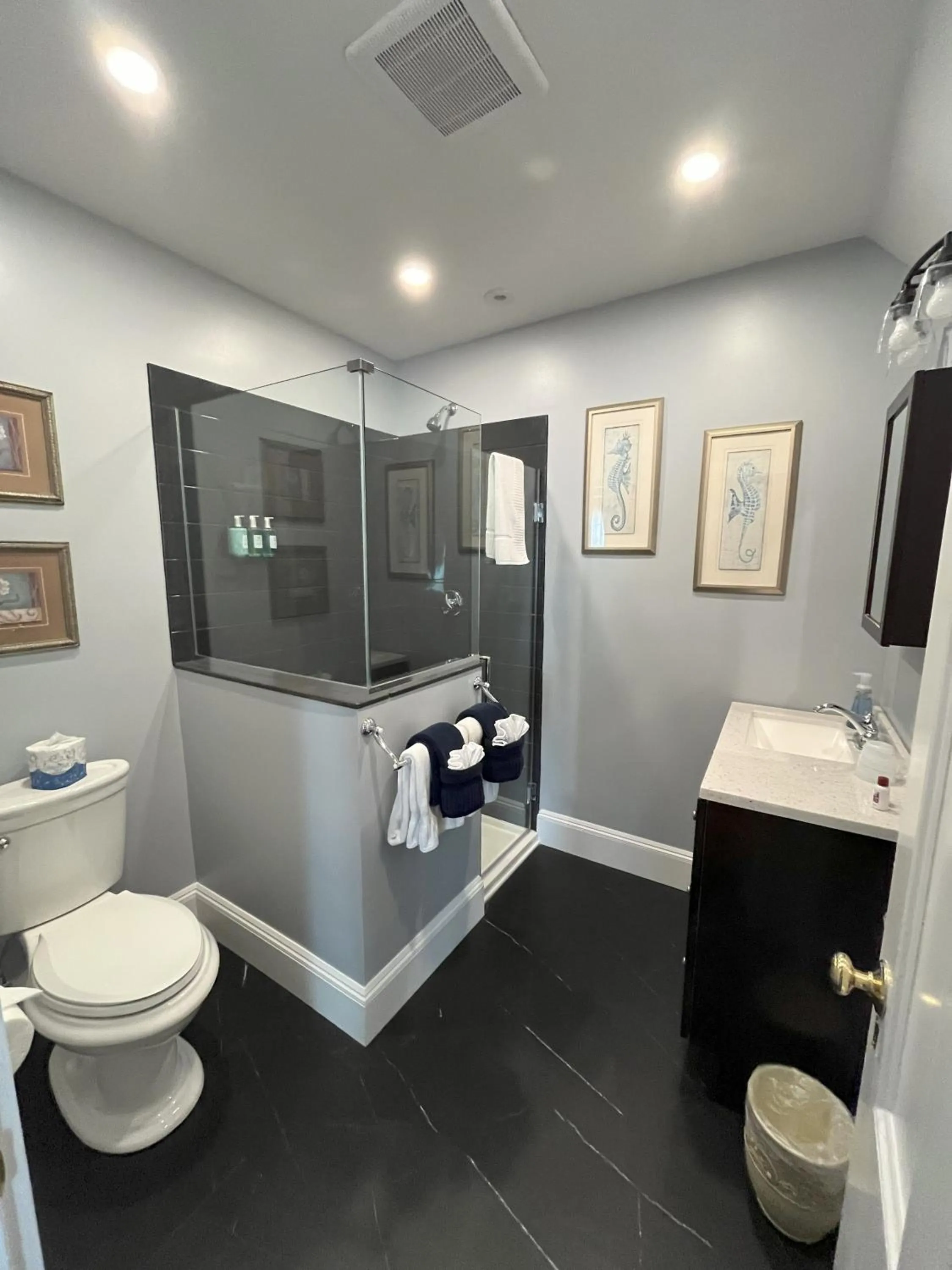 Toilet in Saltair Inn Waterfront B&B