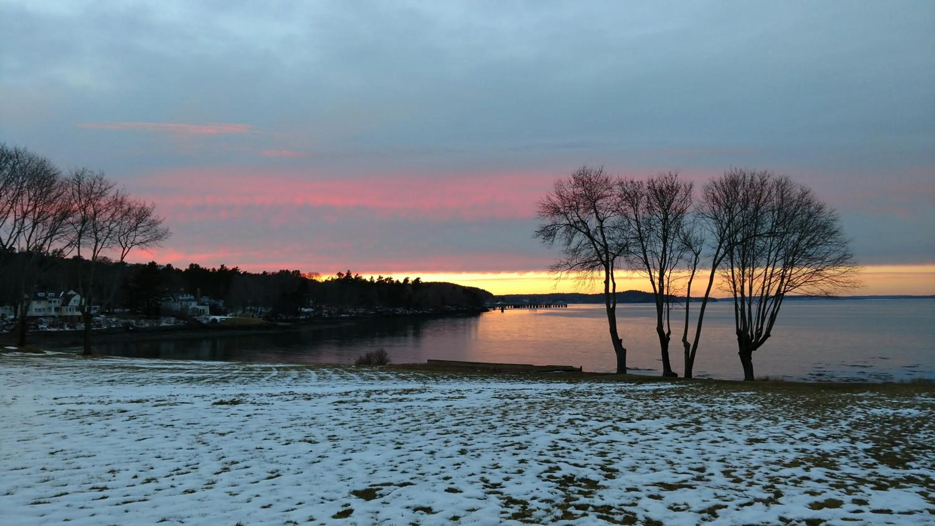 Winter in Saltair Inn Waterfront B&B