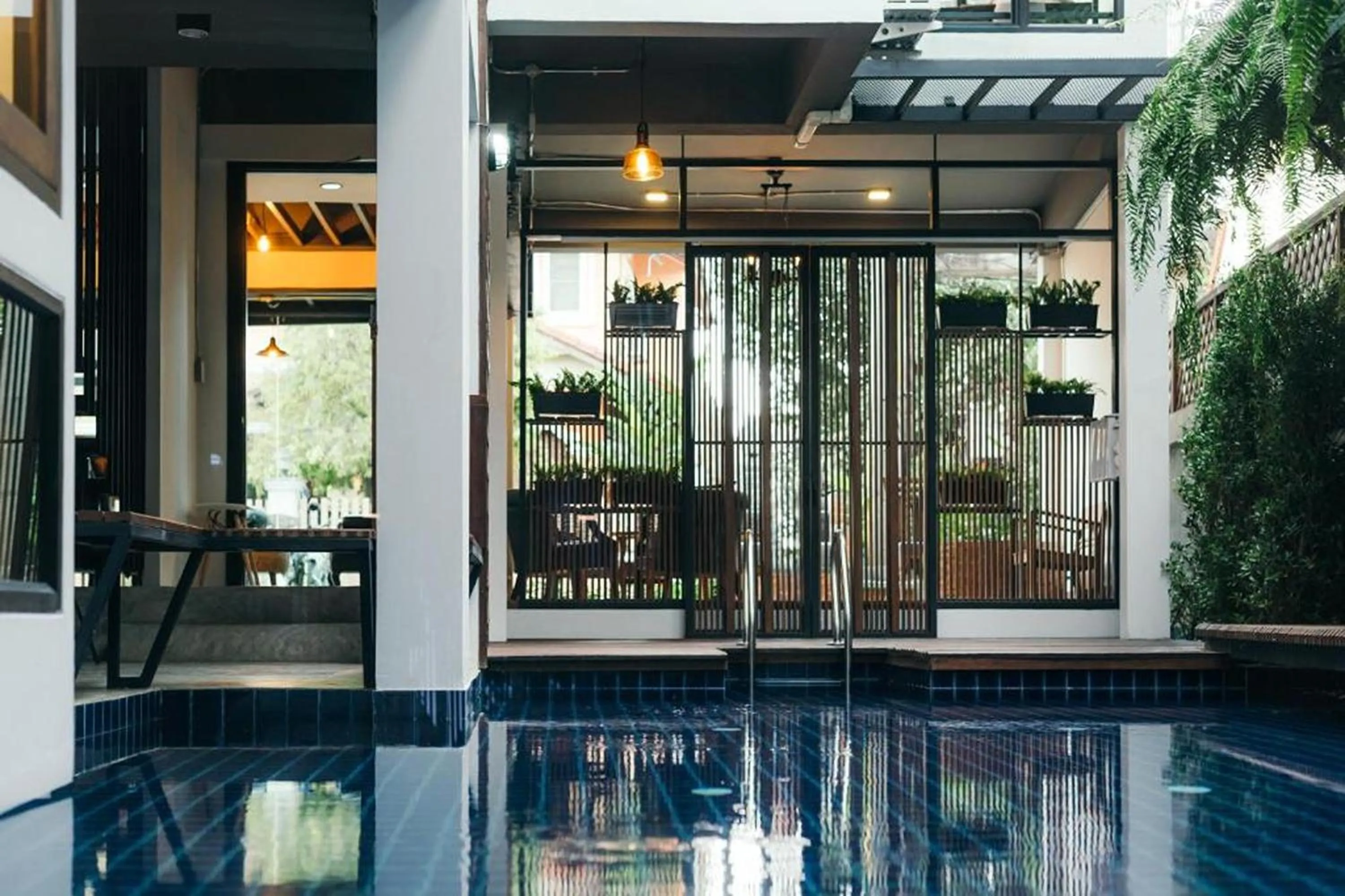 Swimming pool in 33 Poshtel