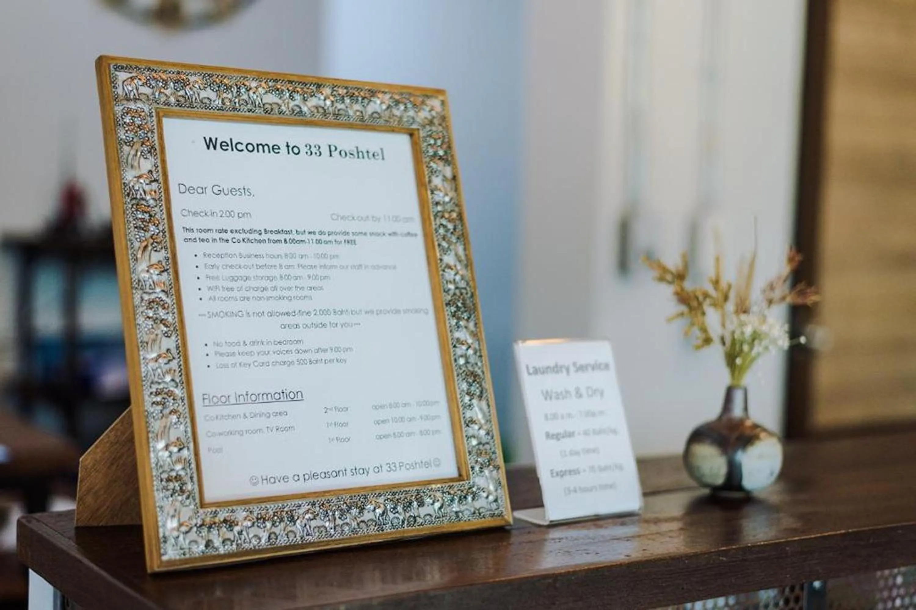 Lobby or reception in 33 Poshtel