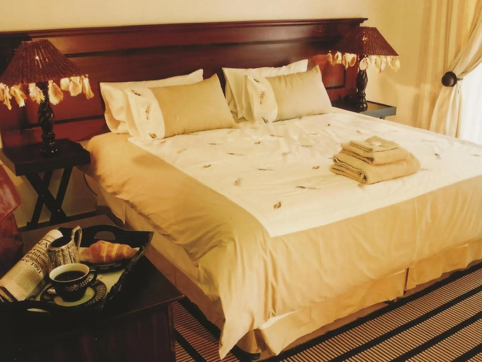 Bed in Falling Feather Inn