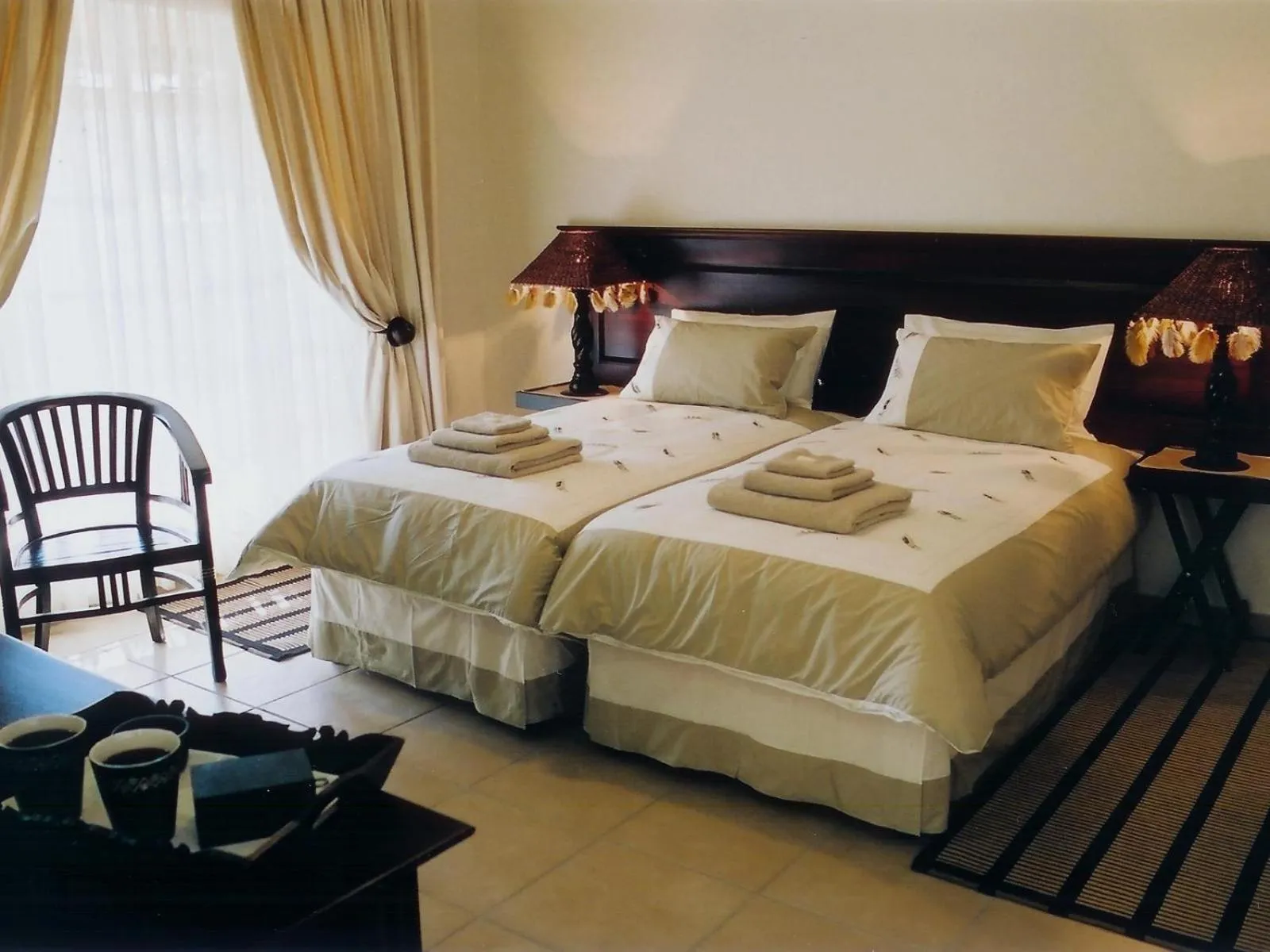 Bed in Falling Feather Inn