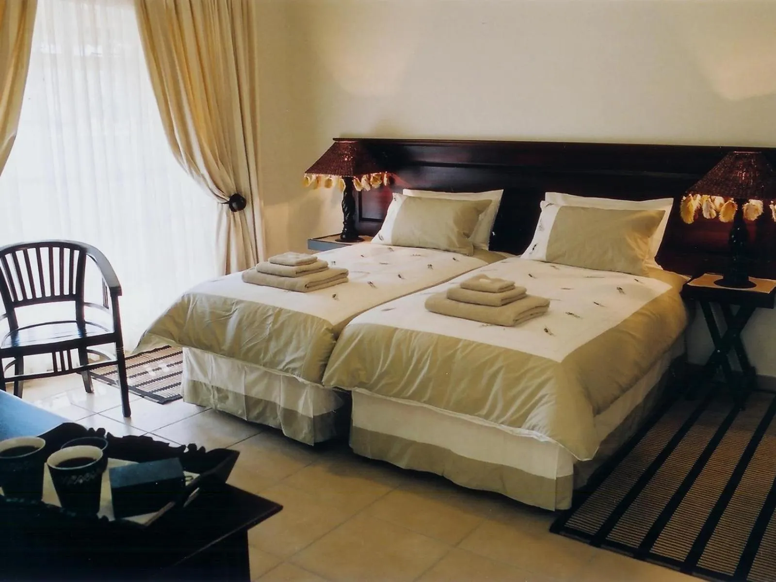 Bed in Falling Feather Inn