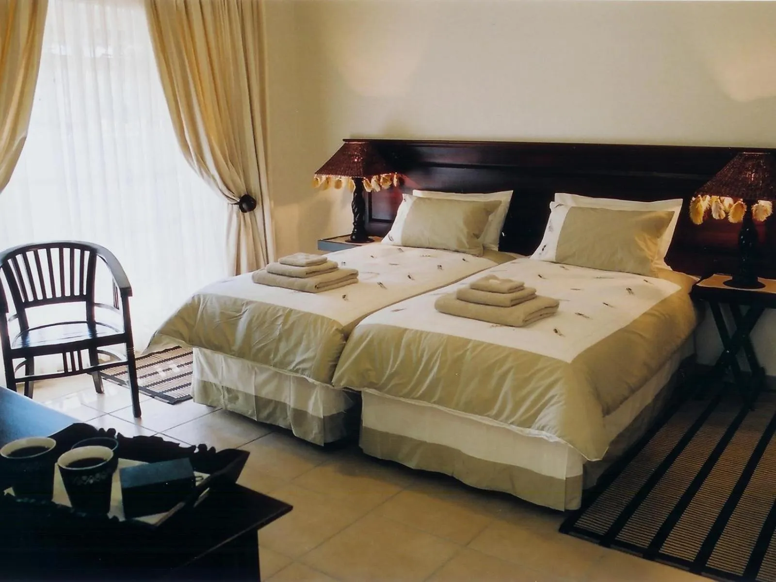 Bed in Falling Feather Inn