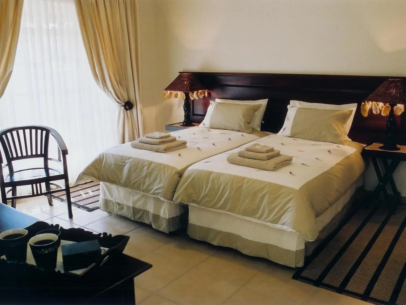 Bed in Falling Feather Inn