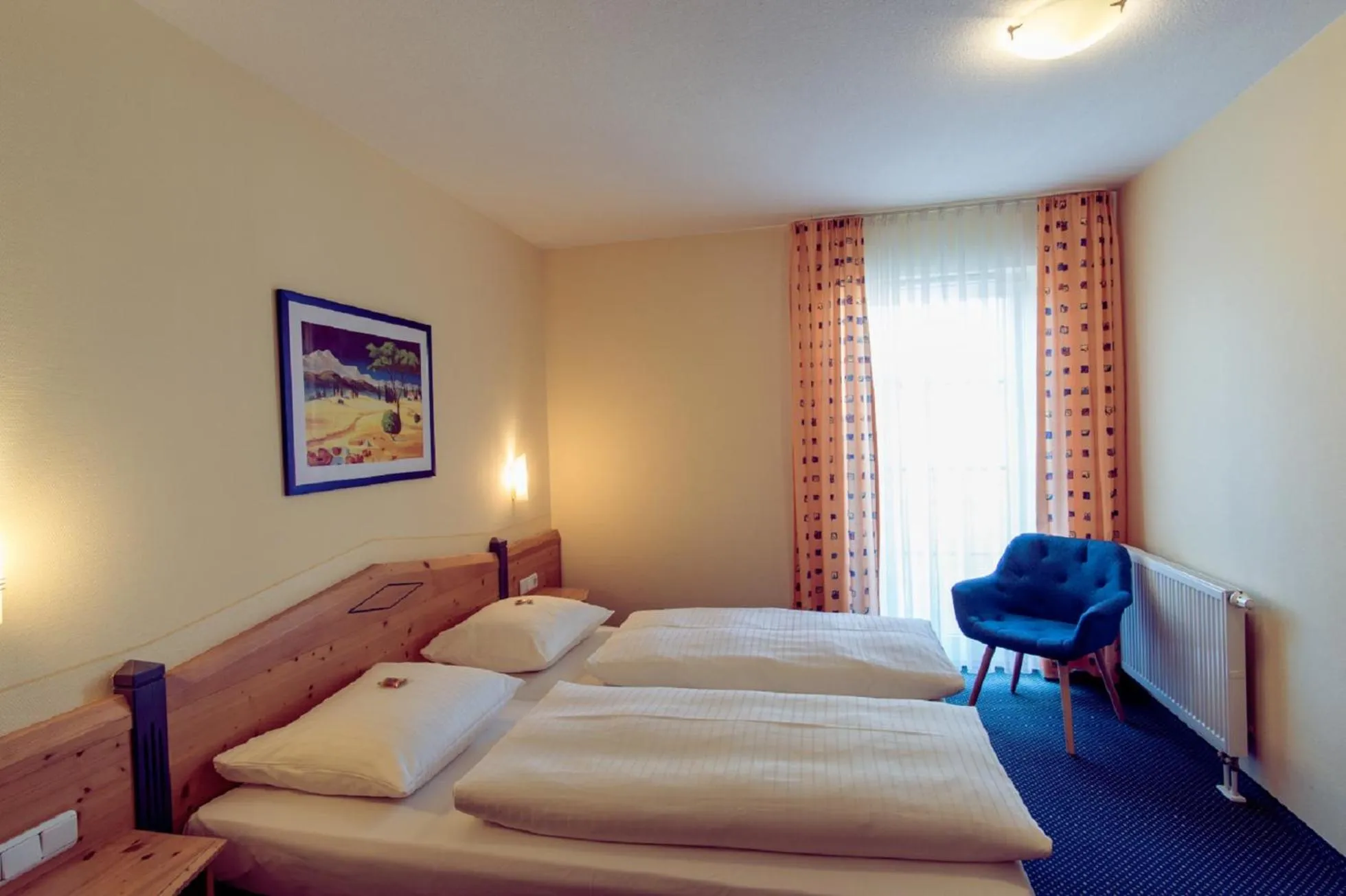 Photo of the whole room, Bed in Hotel Waldeck Garni