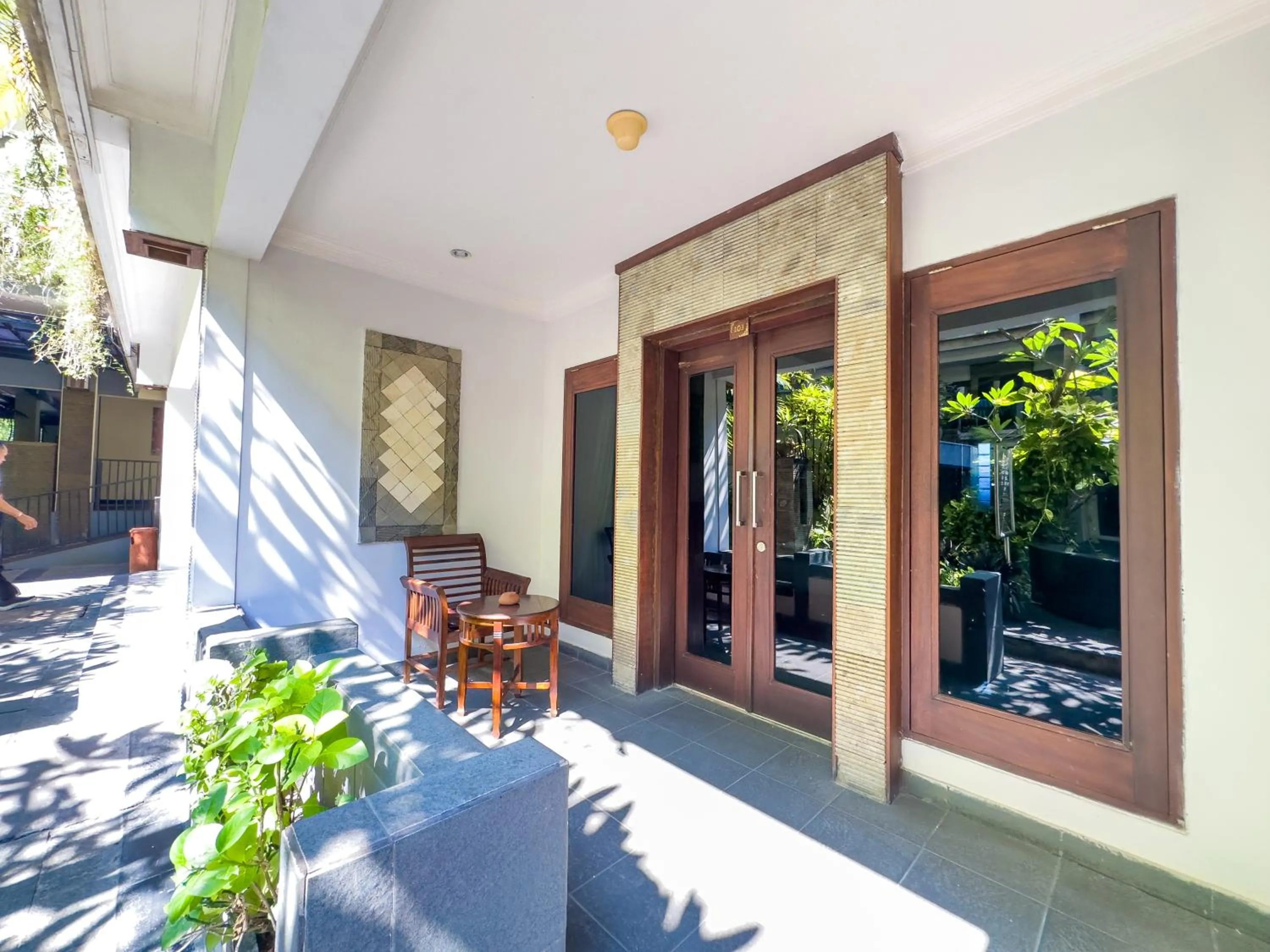 Balcony/Terrace in Champlung Mas Hotel Legian