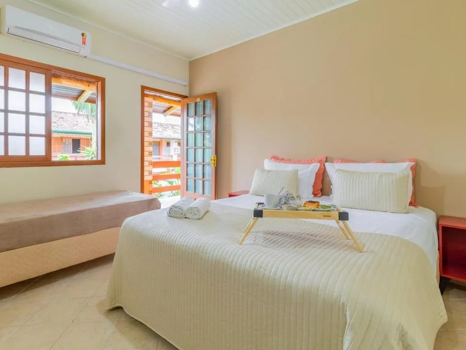 Bed in Pousada Chaday