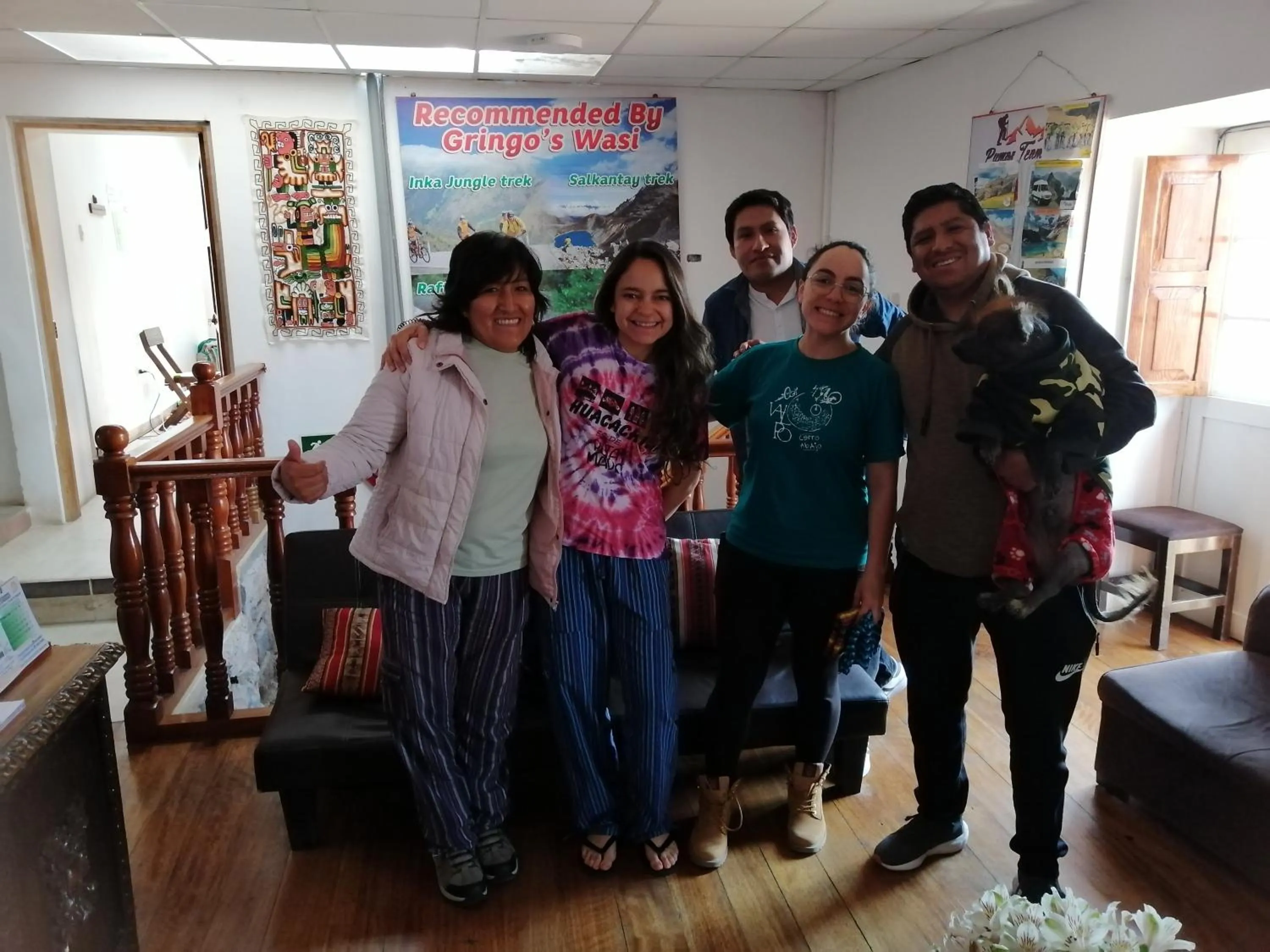 Guests in Gringo's Wasi