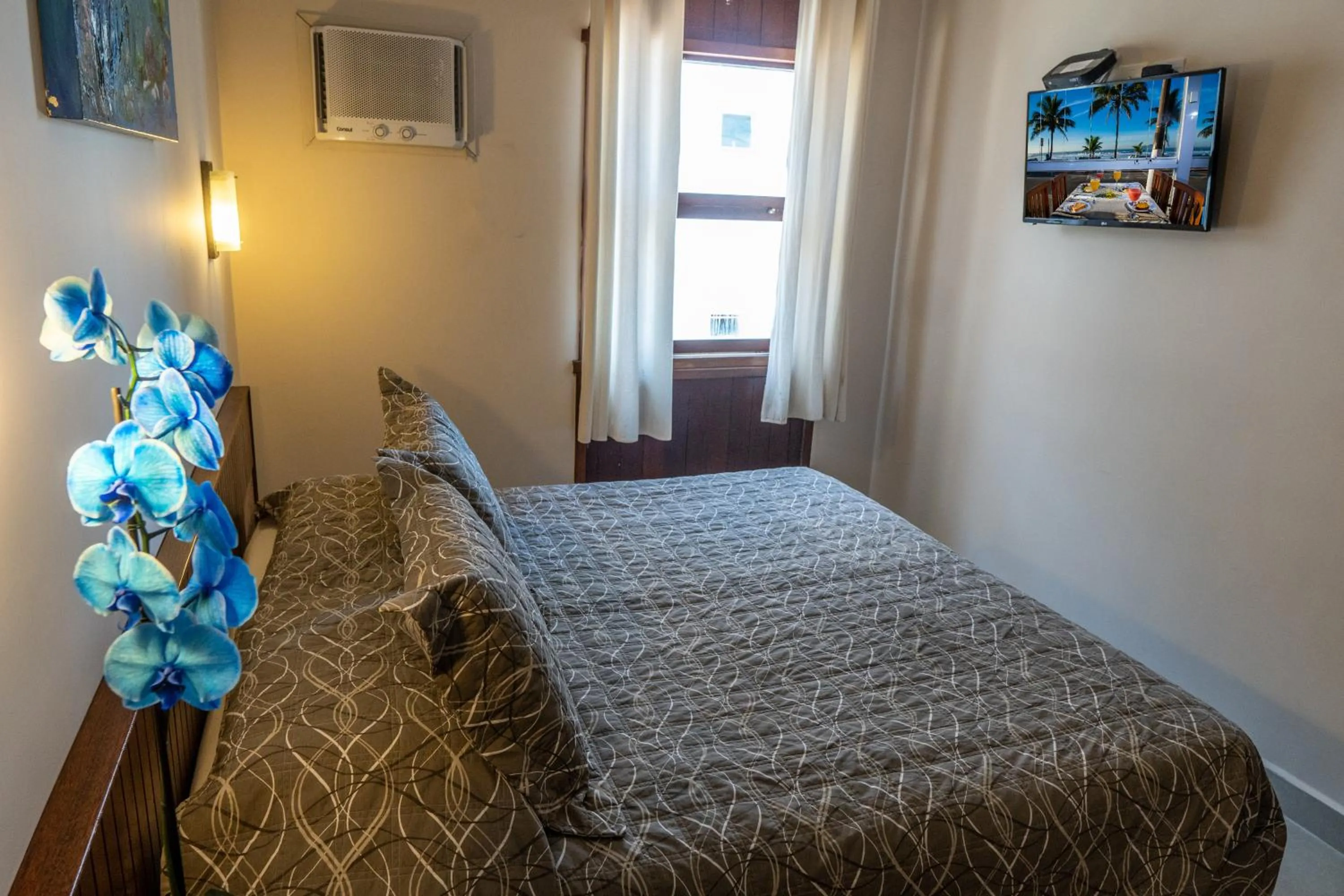 Bedroom in Strand Hotel Guarujá Frente Mar