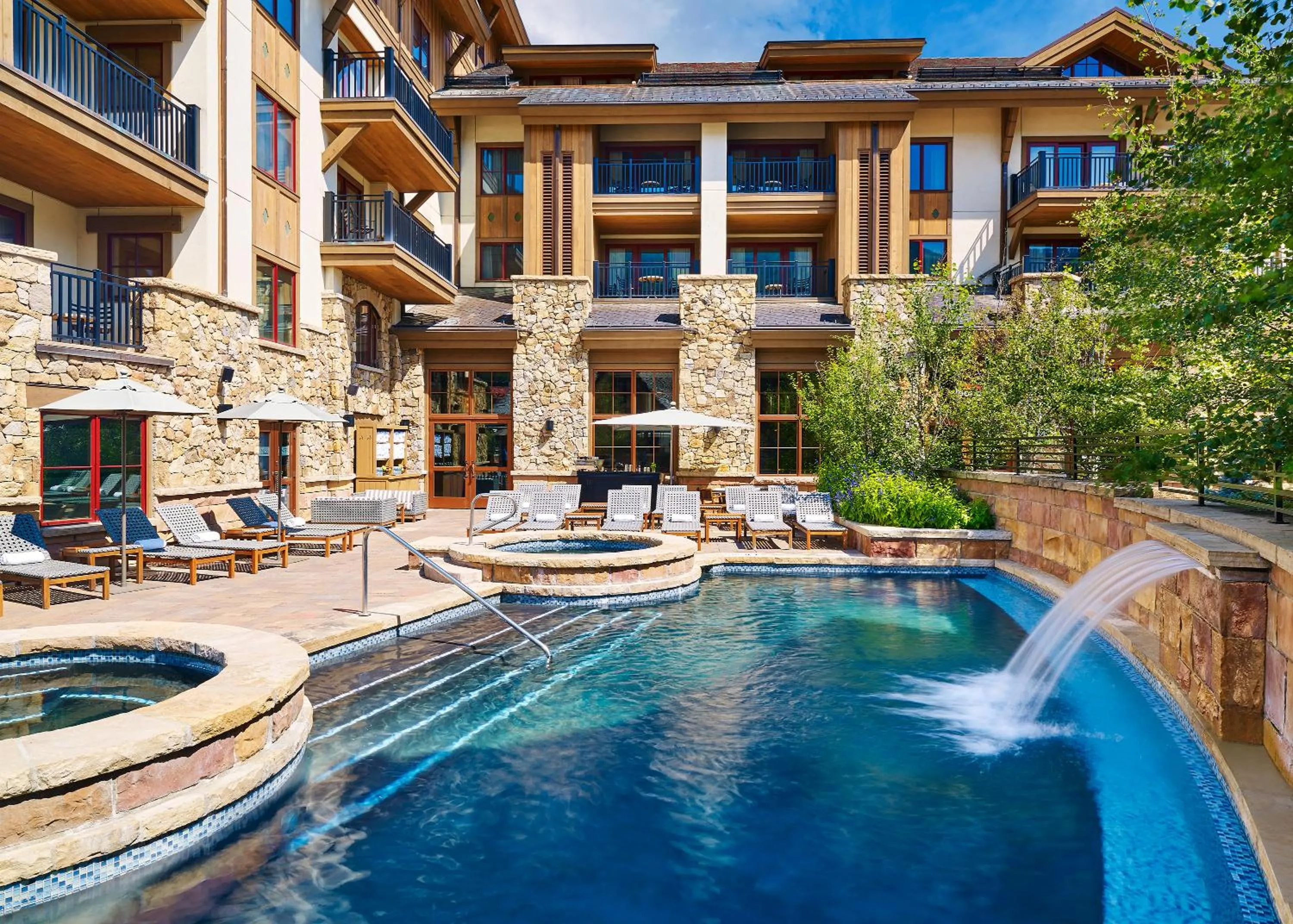 Swimming pool in The Sebastian - Vail