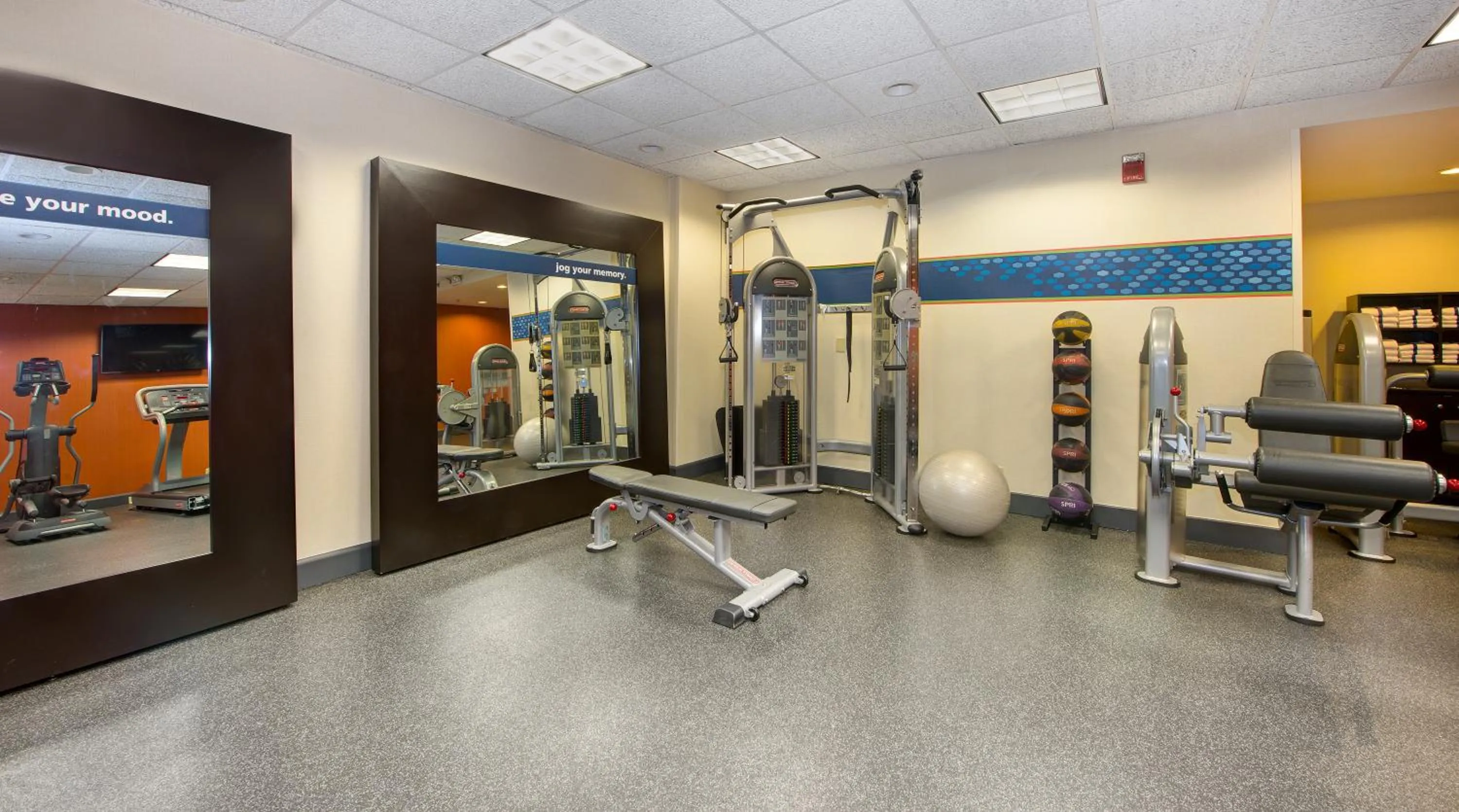 Fitness centre/facilities in Hampton Inn Spartanburg Hotel