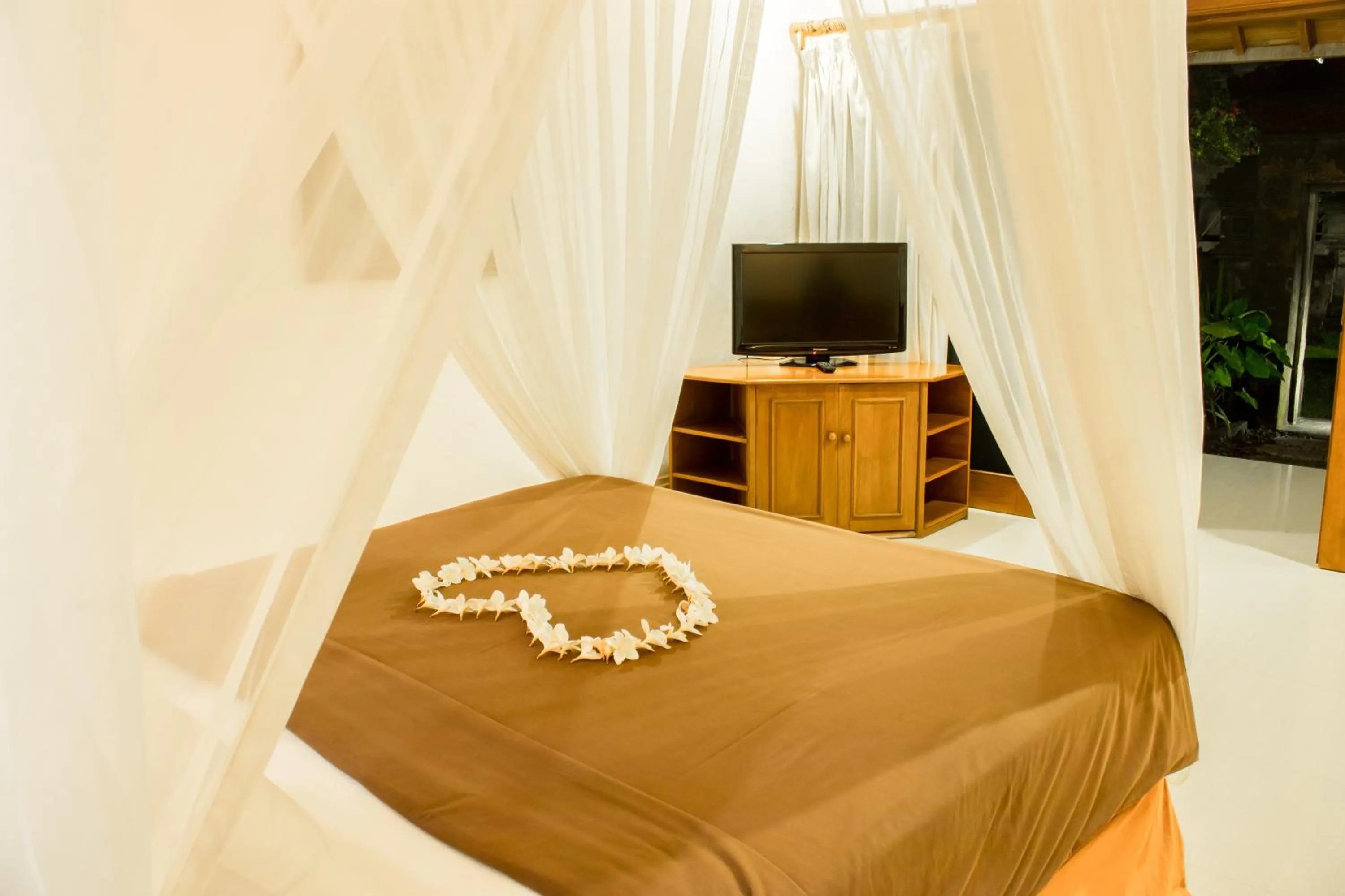 Bed in Champlung Sari Hotel and Spa Ubud
