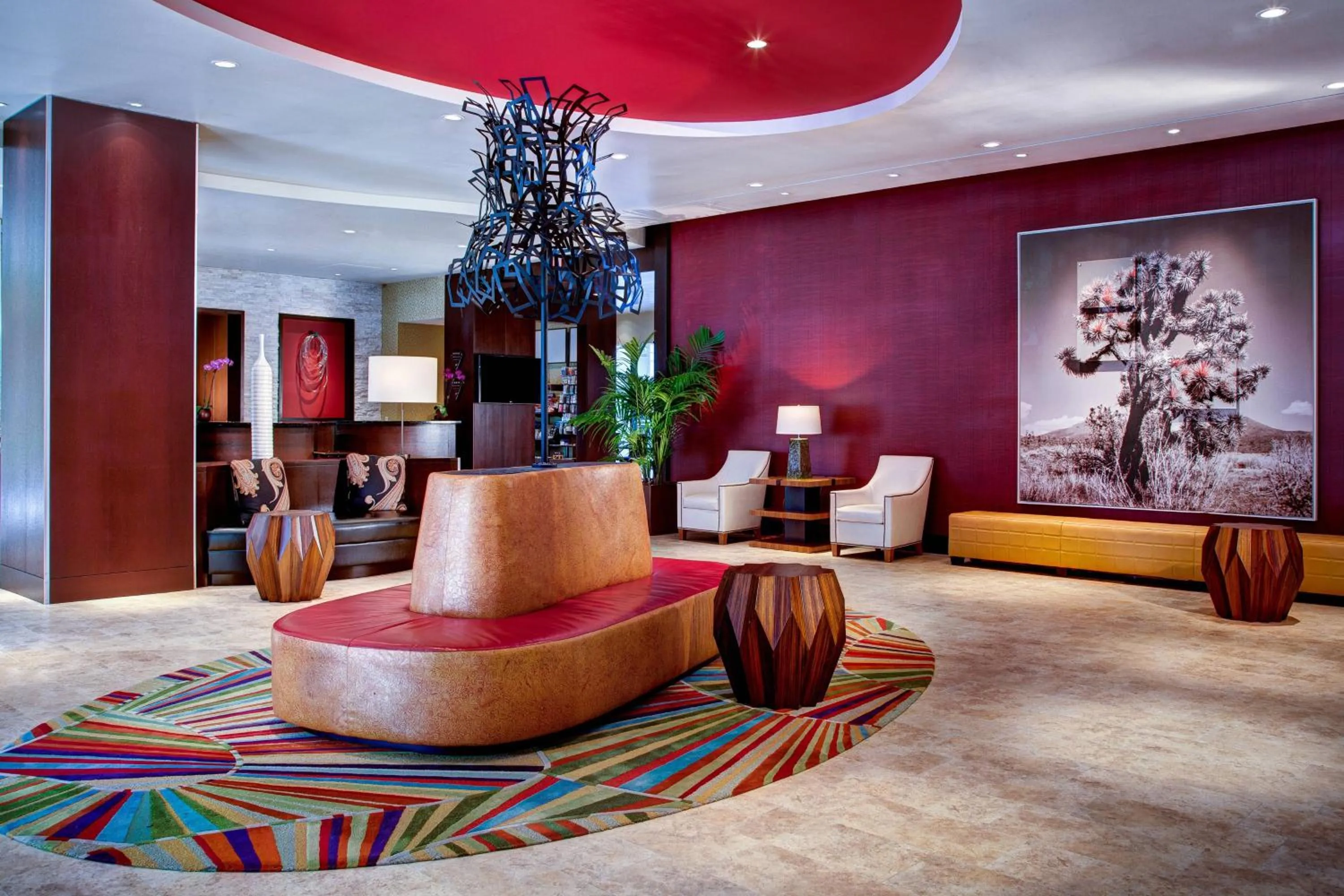 Lobby or reception in Dallas Marriott Downtown