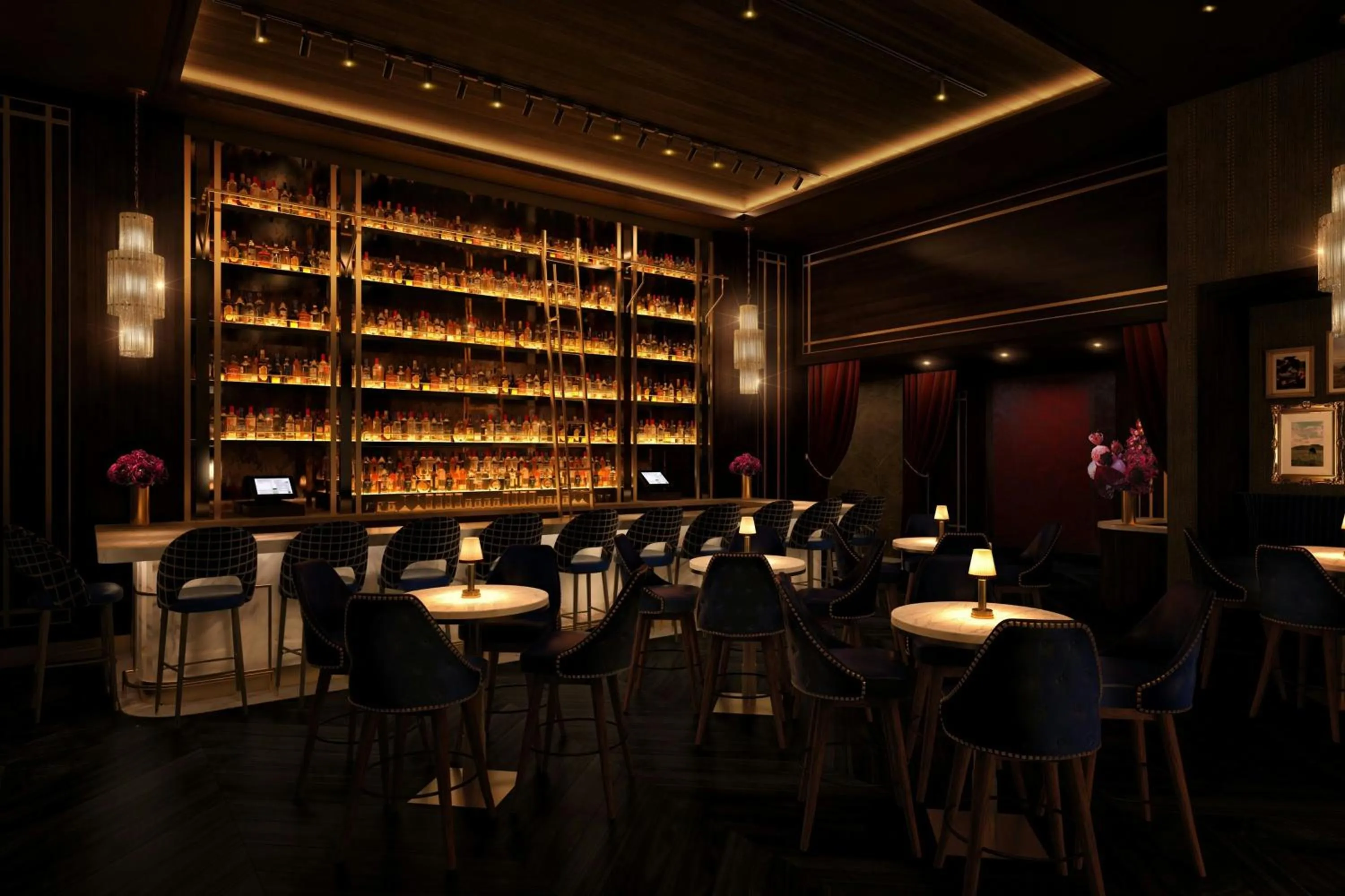 Lounge or bar in JW Marriott Indianapolis