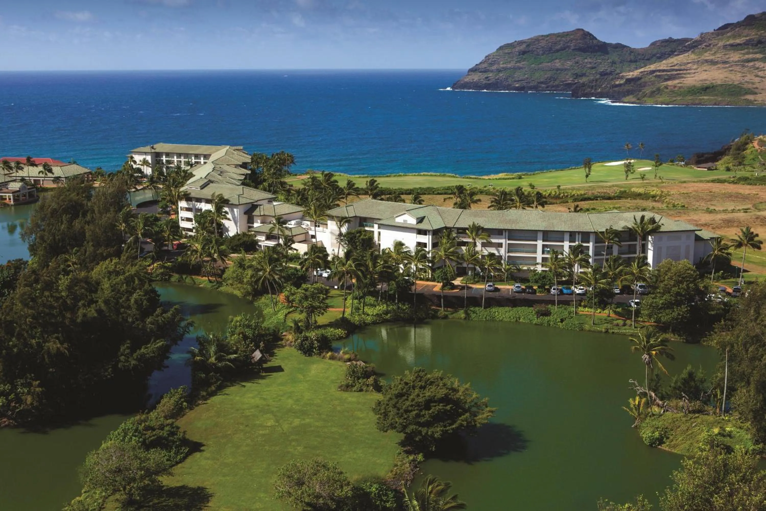 Property building in Marriott's Kauai Lagoons - Kalanipu'u