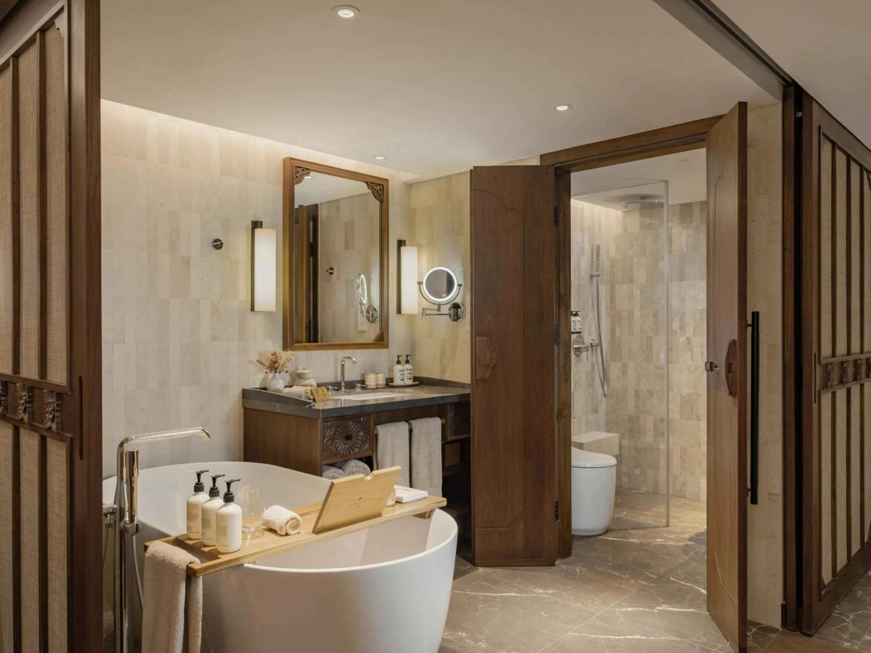 Shower in Paradisus by Meliá Bali