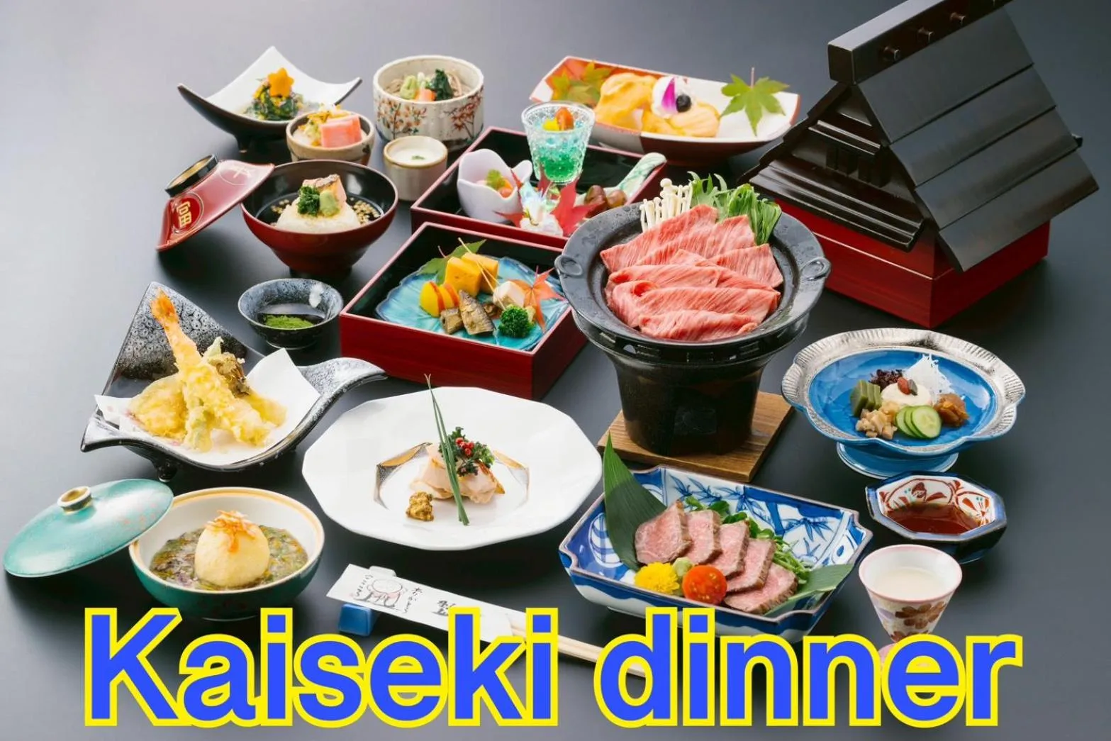 Dinner in Ryokan Asunaro