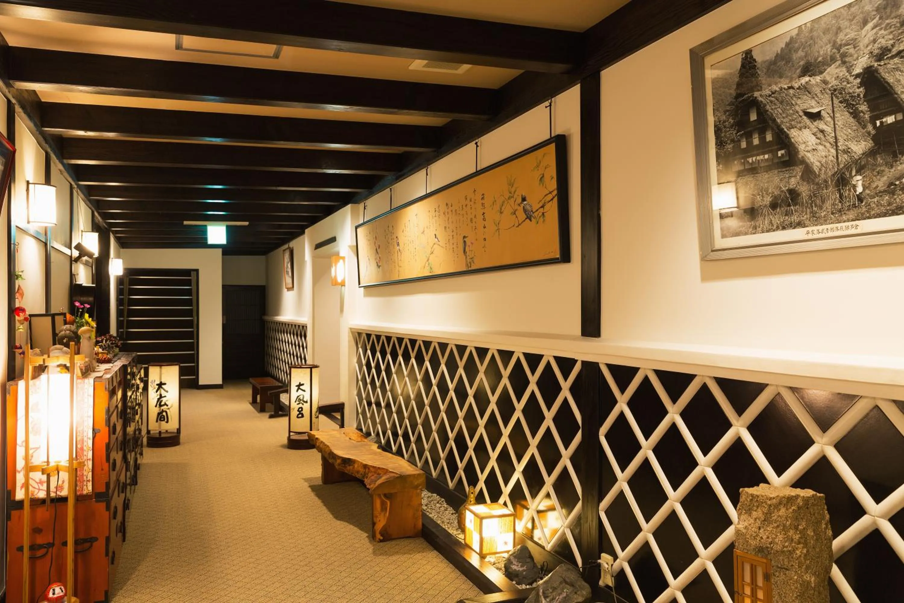 Decorative detail in Ryokan Asunaro