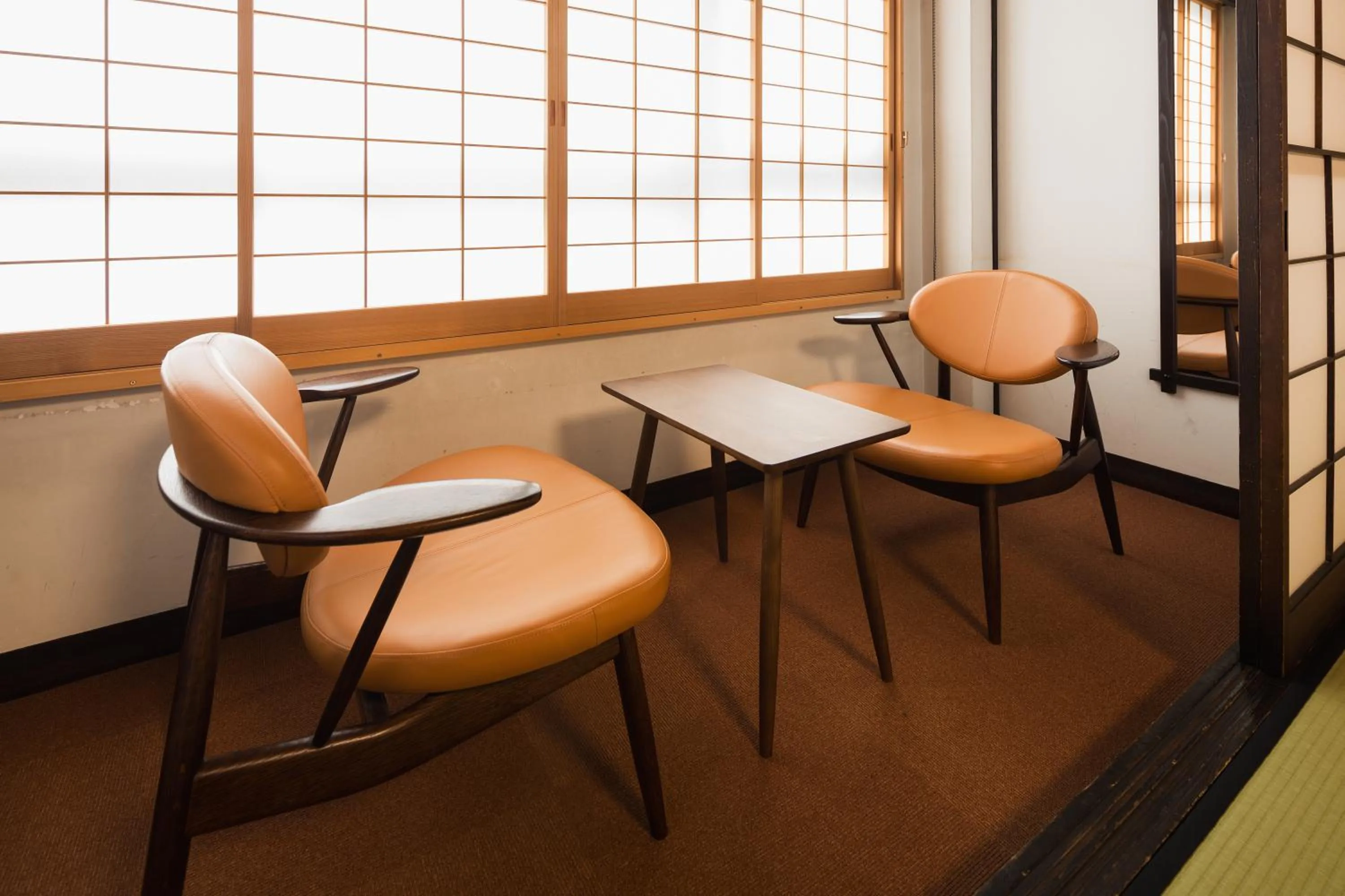 Seating area in Ryokan Asunaro