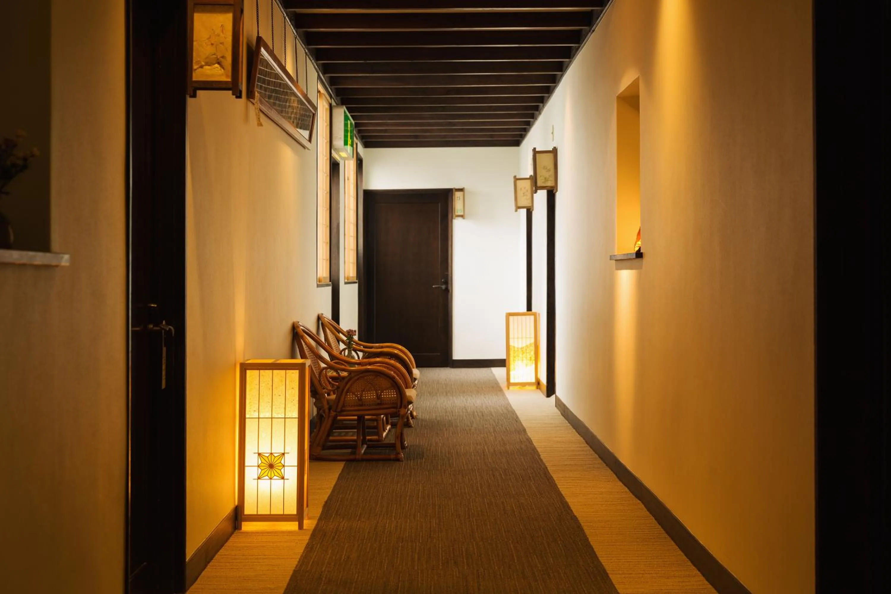 Decorative detail in Ryokan Asunaro
