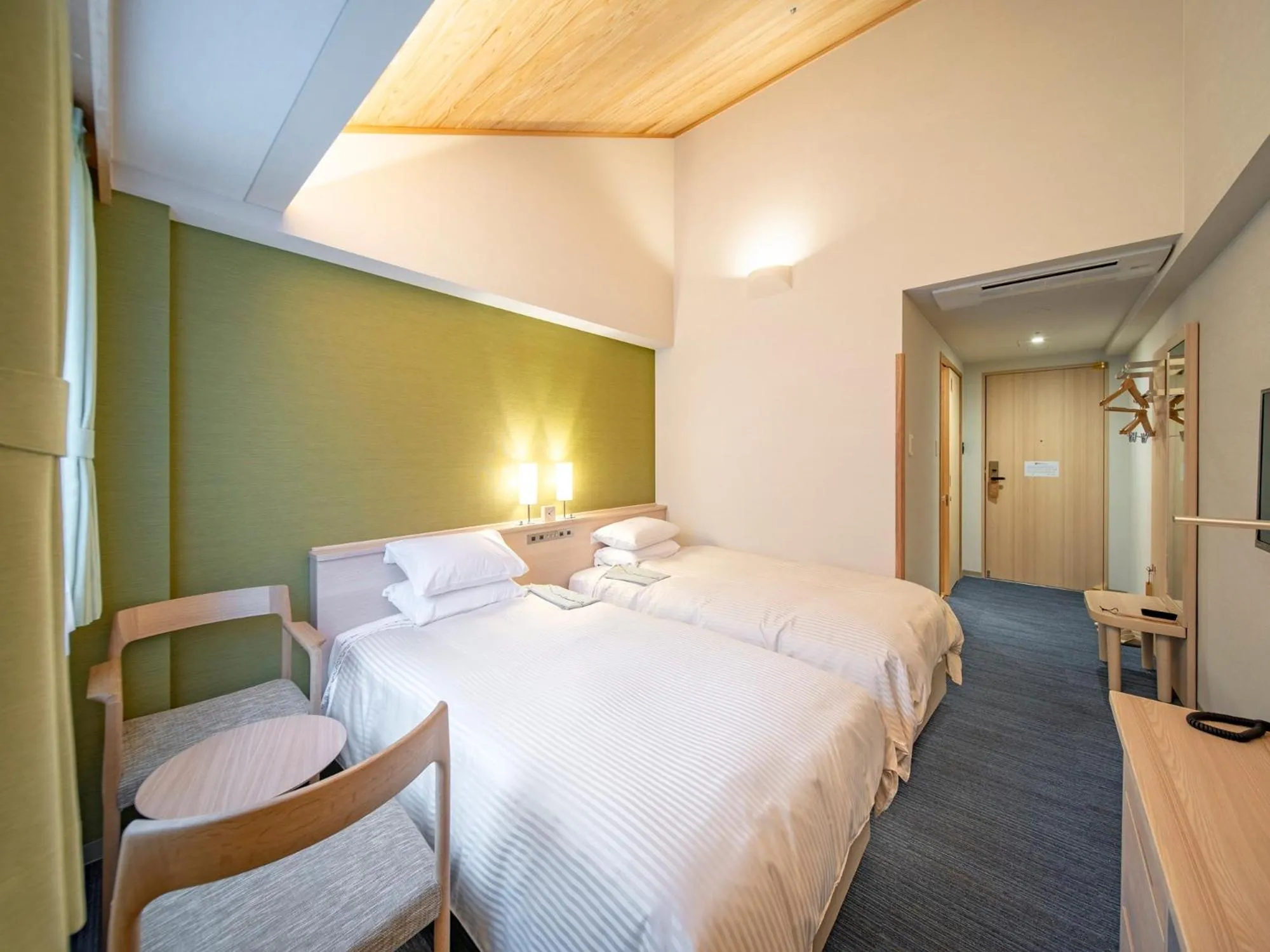 Photo of the whole room, Bed in Kurashiki Ivy Square