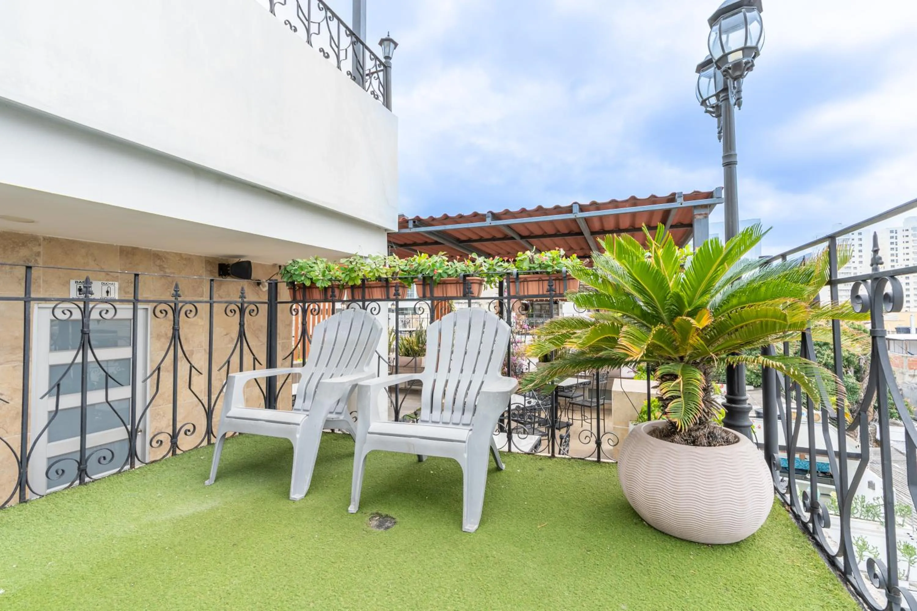 Balcony/Terrace in Hotel Boutique ADAZ