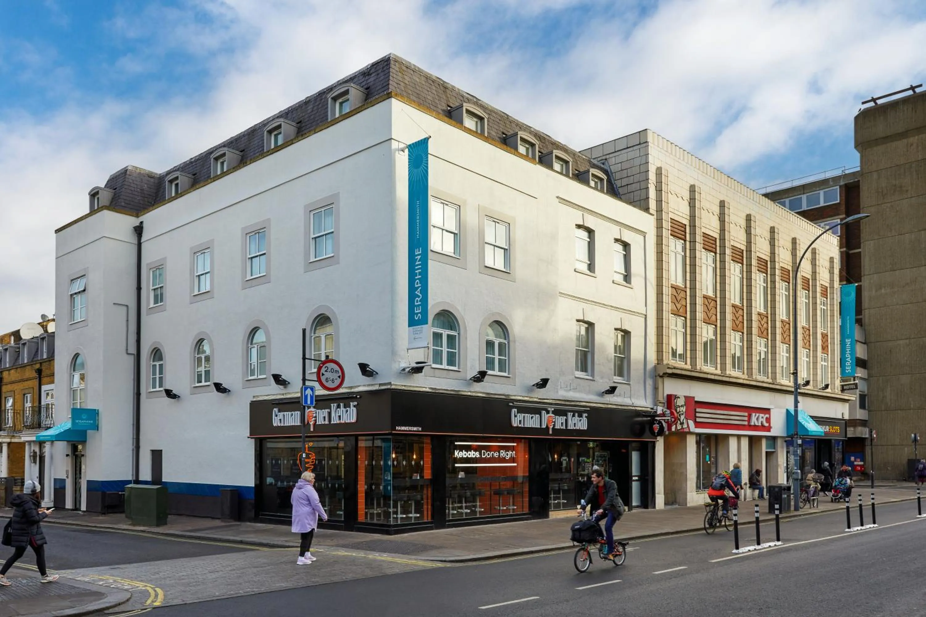 Property building in Seraphine Hammersmith Hotel