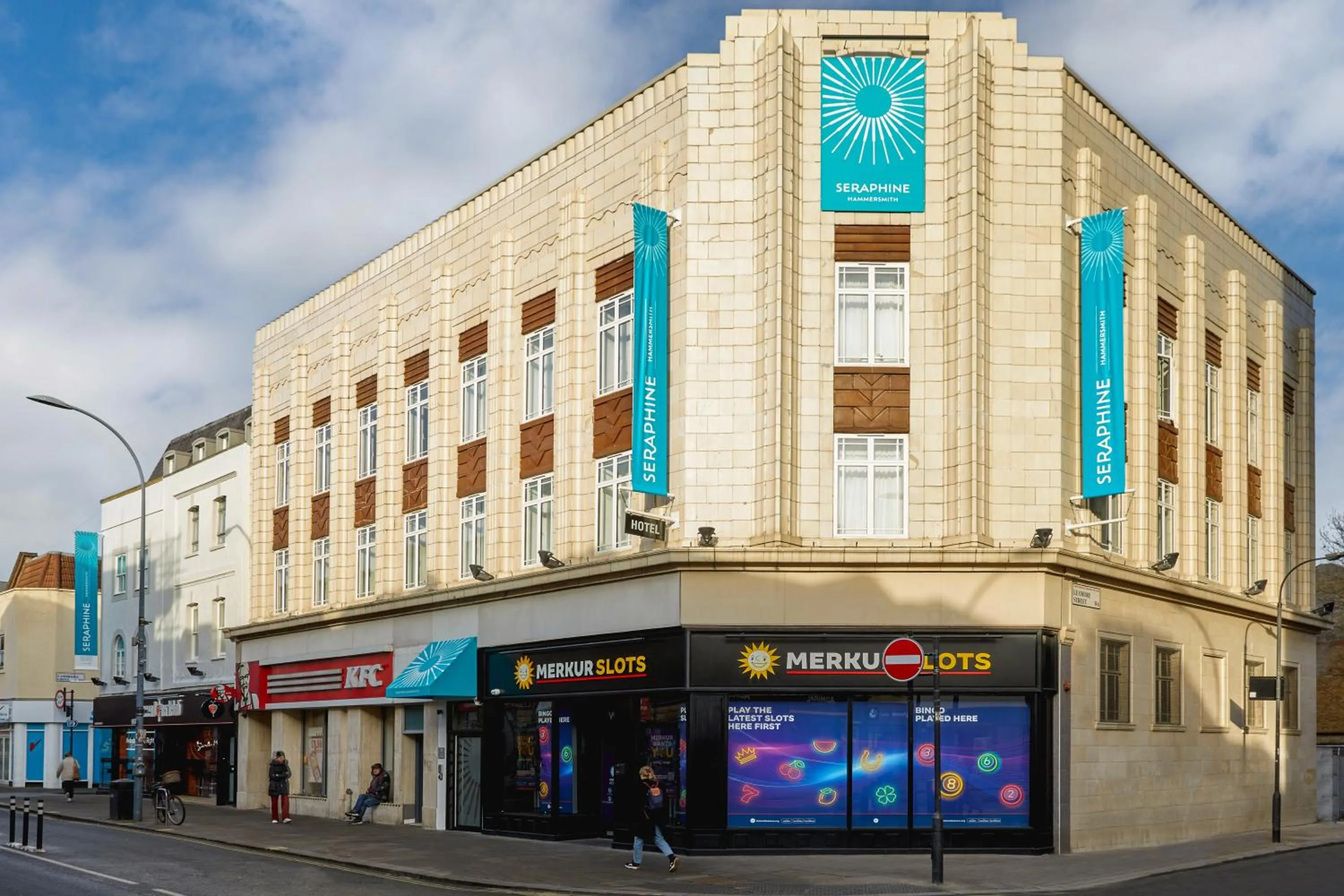 Property building in Seraphine Hammersmith Hotel