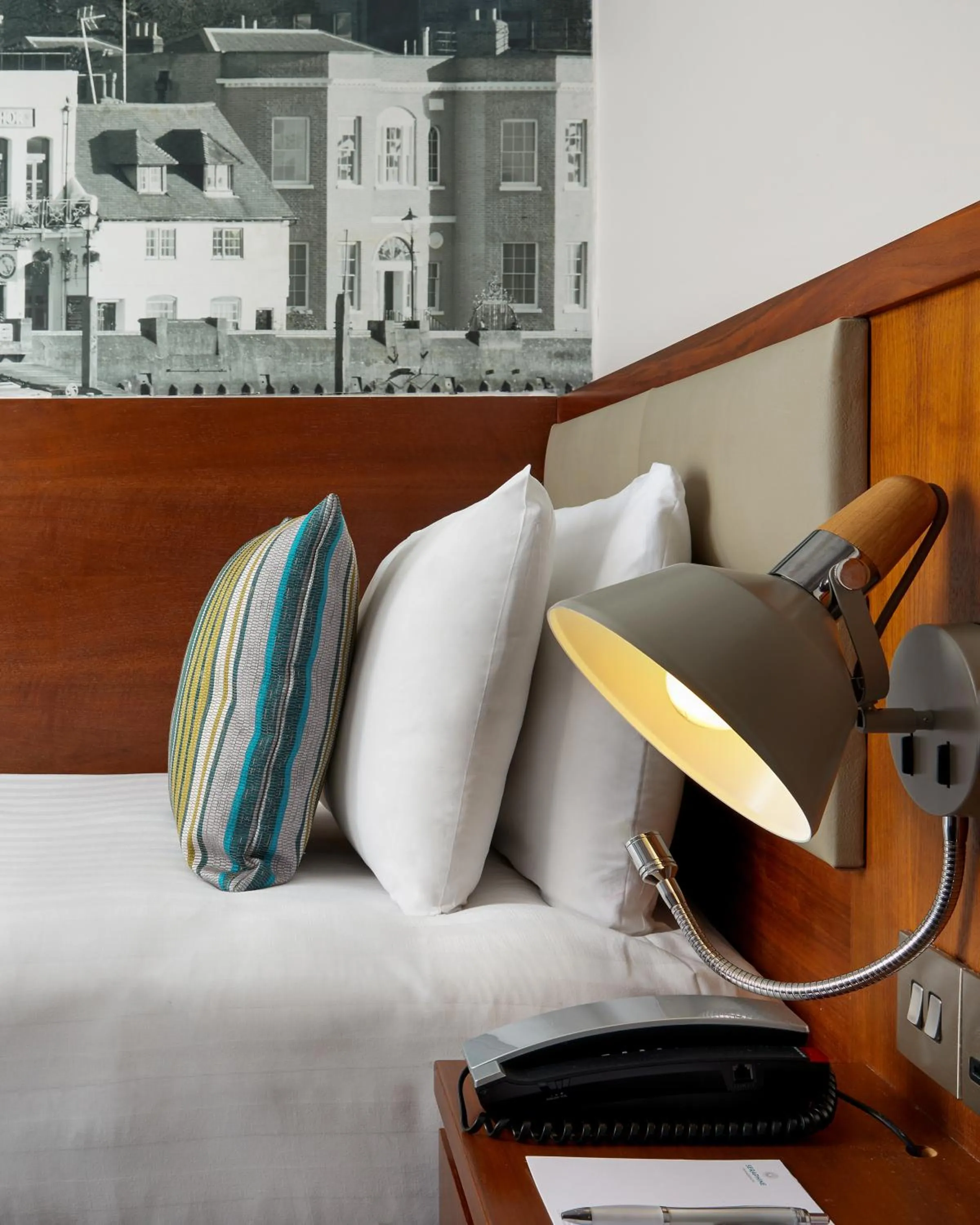 Bed in Seraphine Hammersmith Hotel