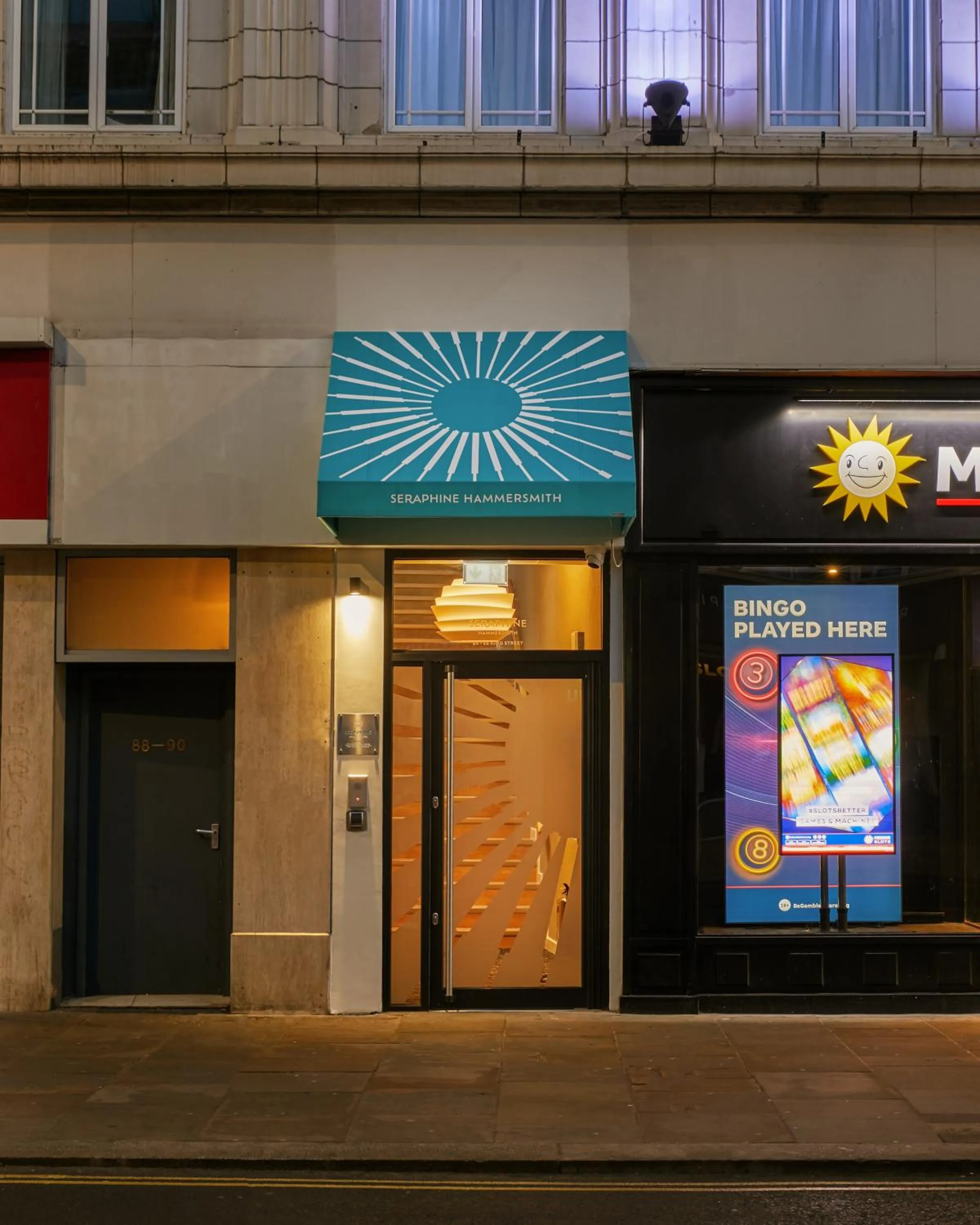 Property building in Seraphine Hammersmith Hotel