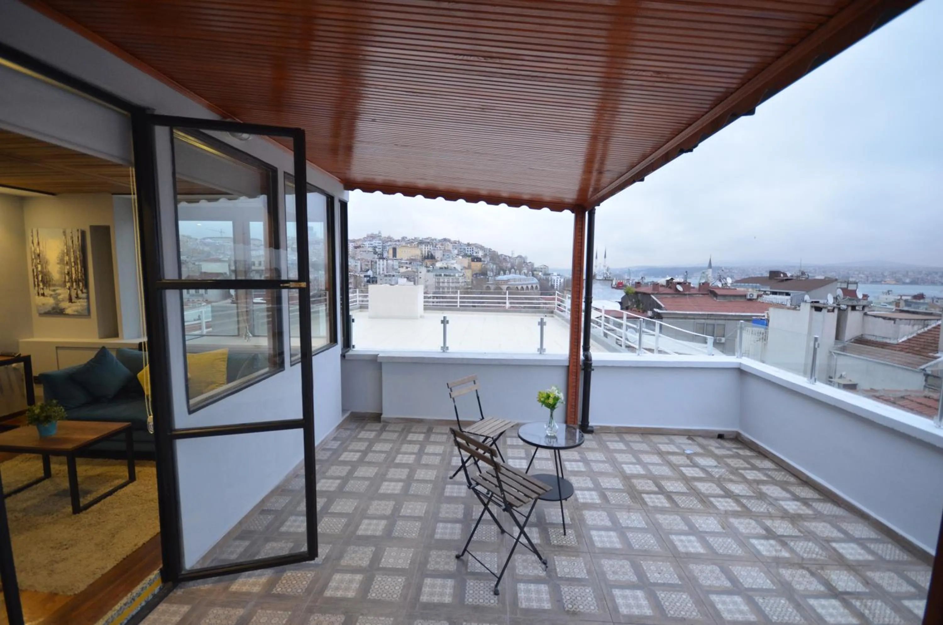 Balcony/Terrace in Ünver Galata Apart