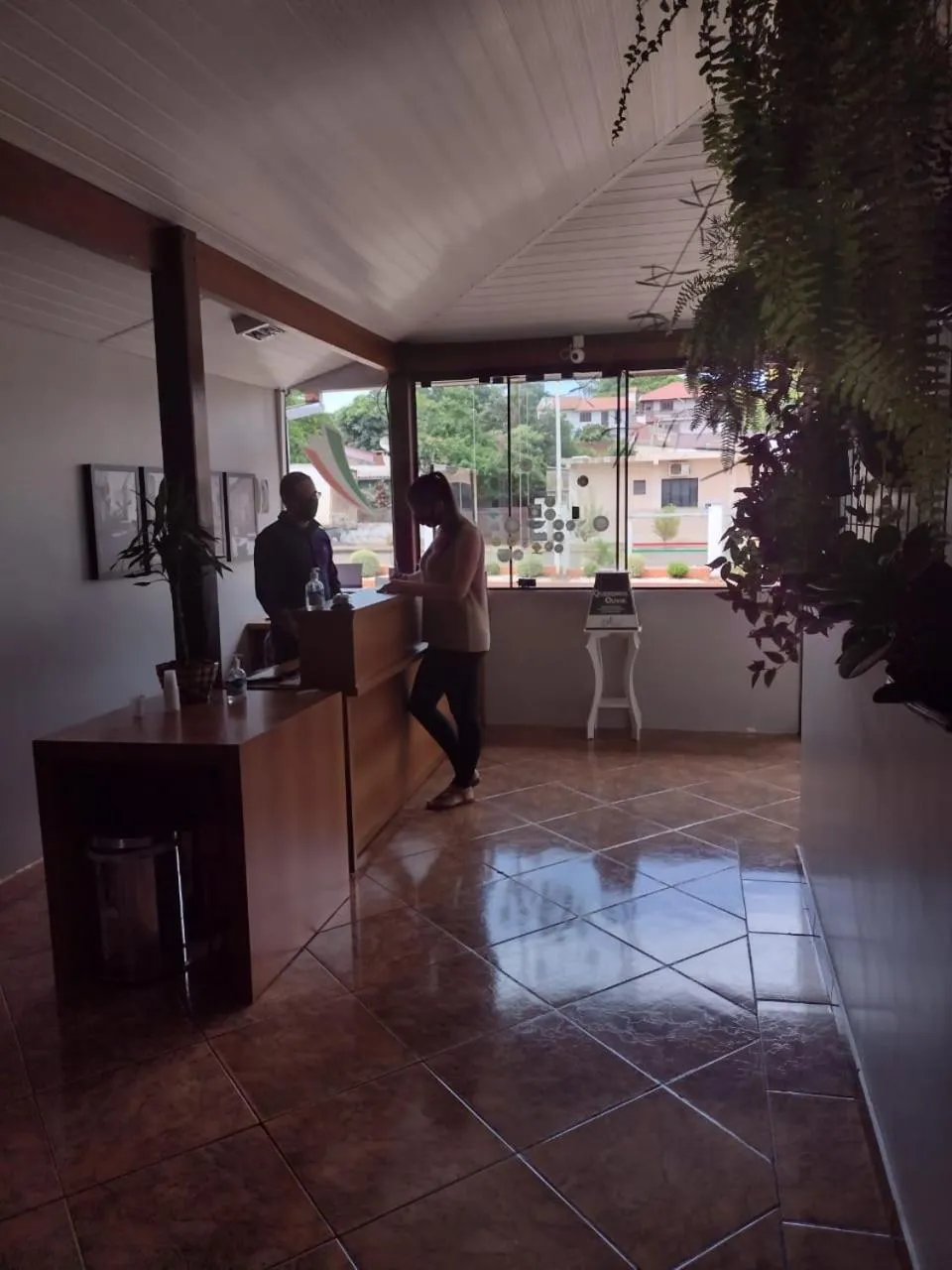 Lobby or reception in Hotel D'Nápoles