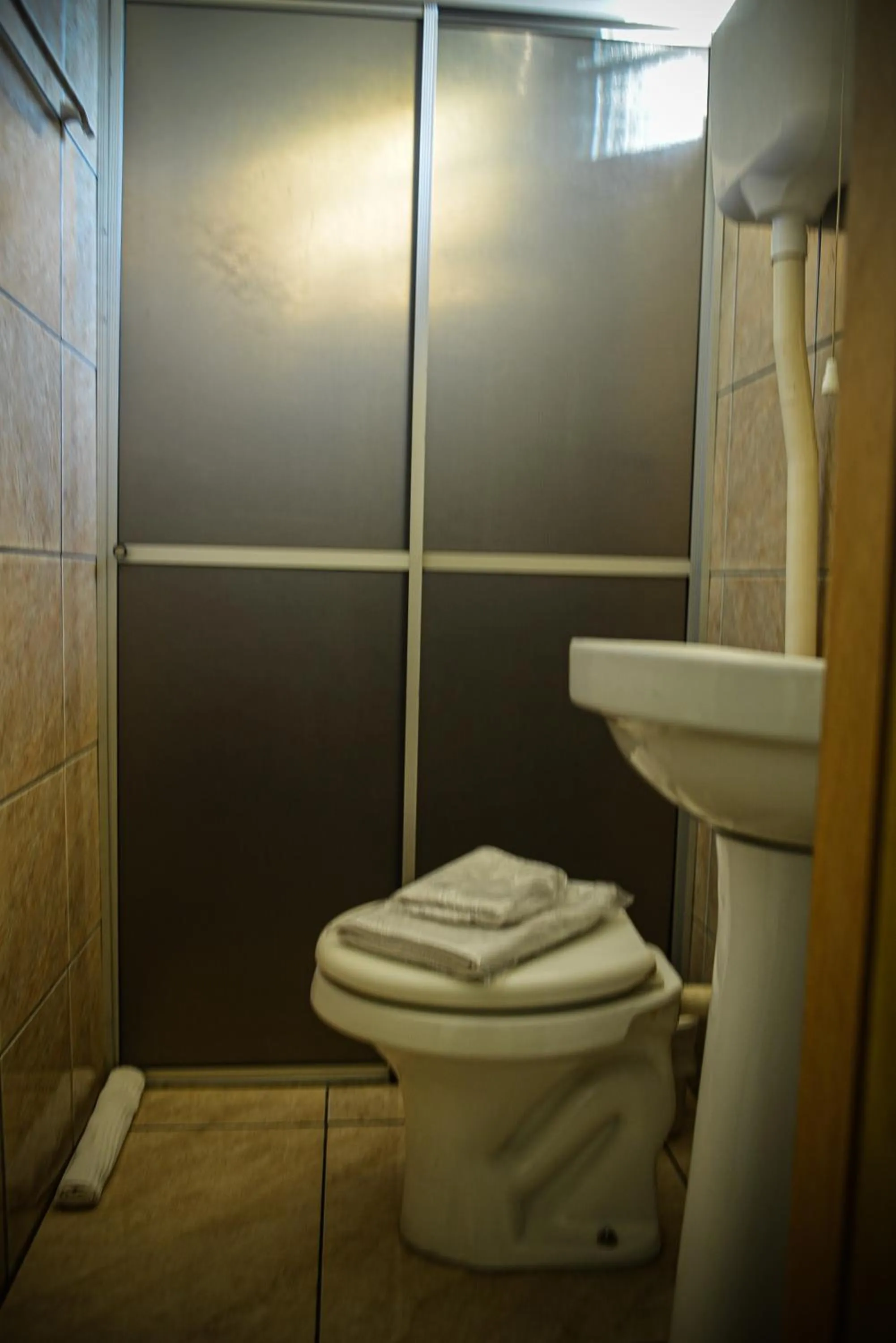 Bathroom in Hotel D'Nápoles