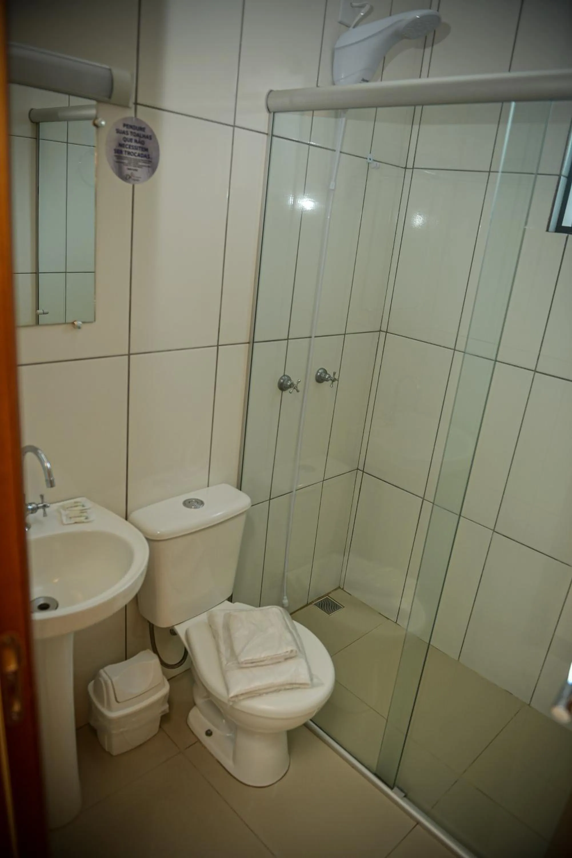 Bathroom in Hotel D'Nápoles