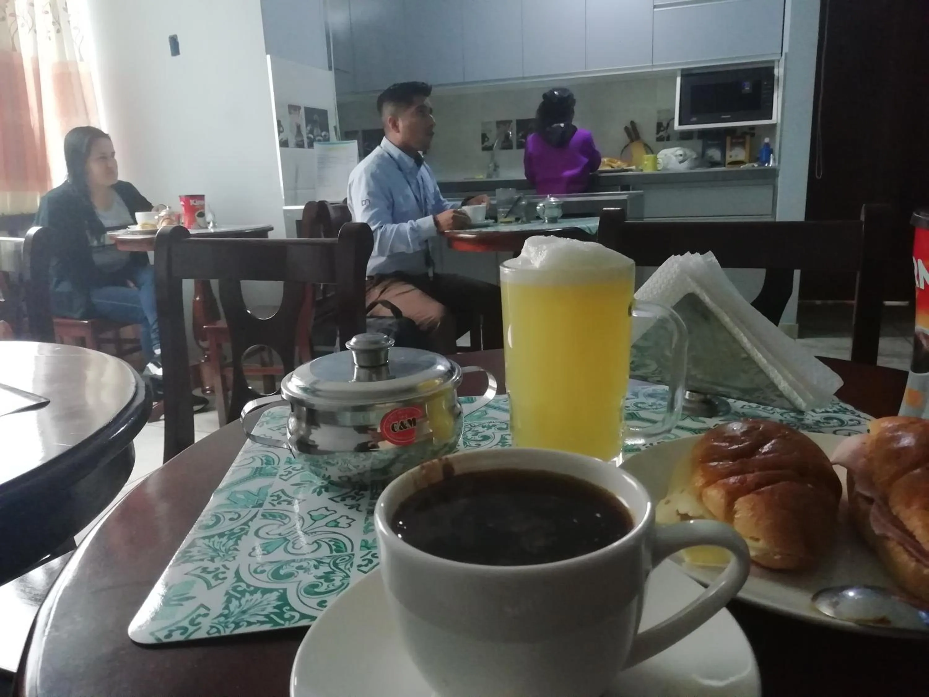 Food and drinks in Hotel Real Chimbote