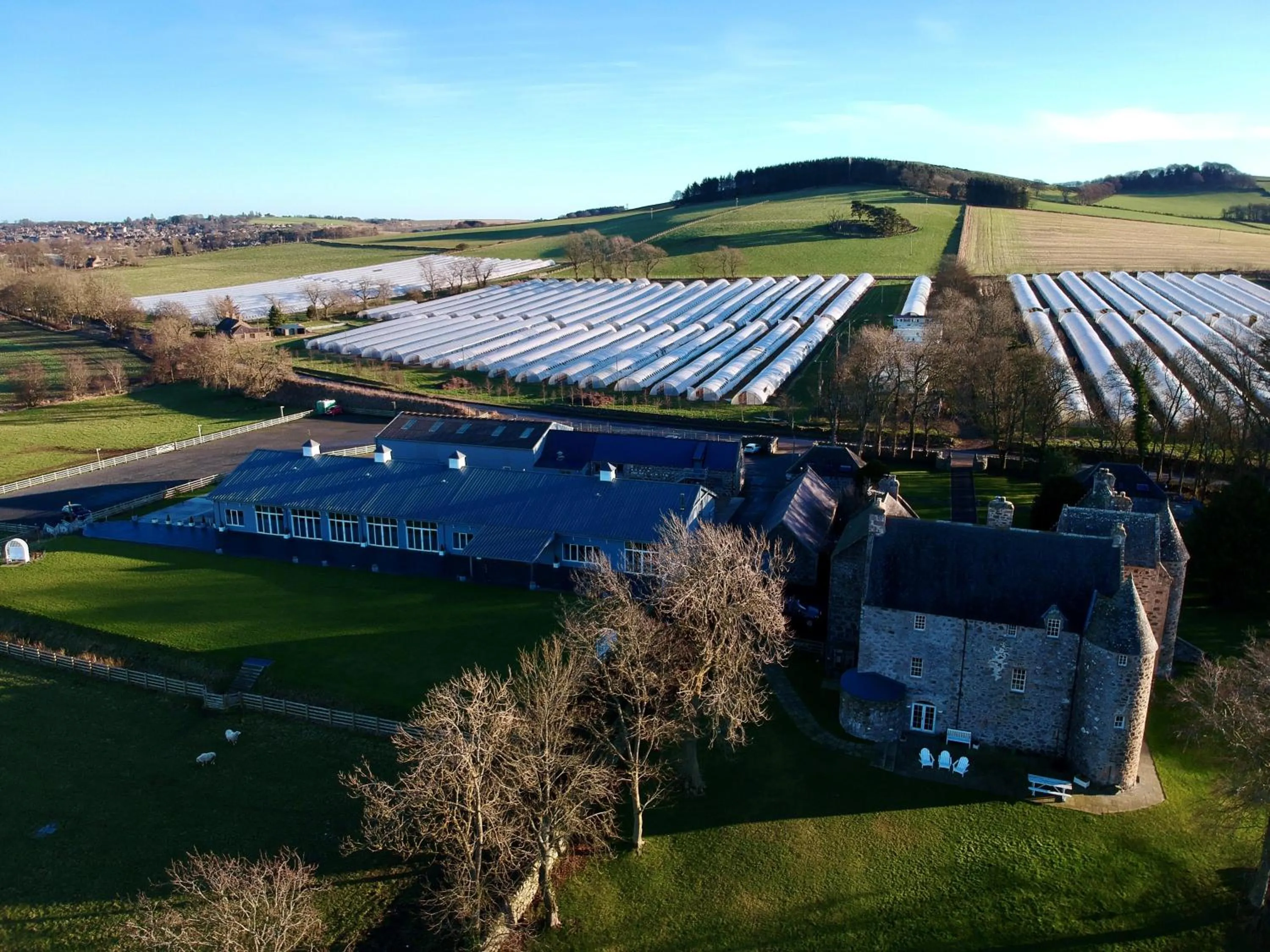 Bird's eye view in The Lodges @ Barra Castle