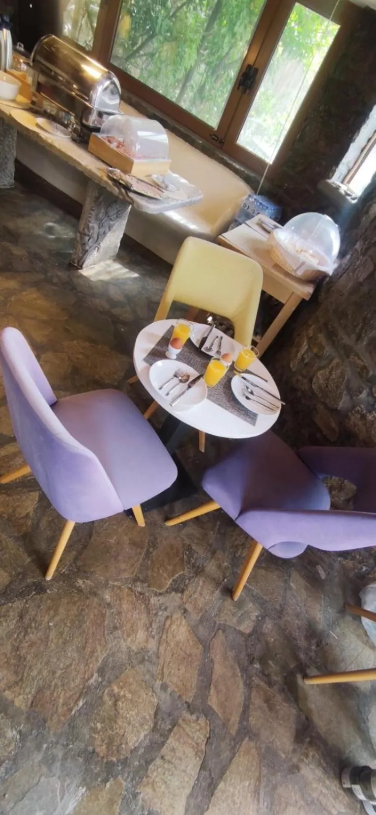 Dining area in Mykonian Iros Suites & Villas