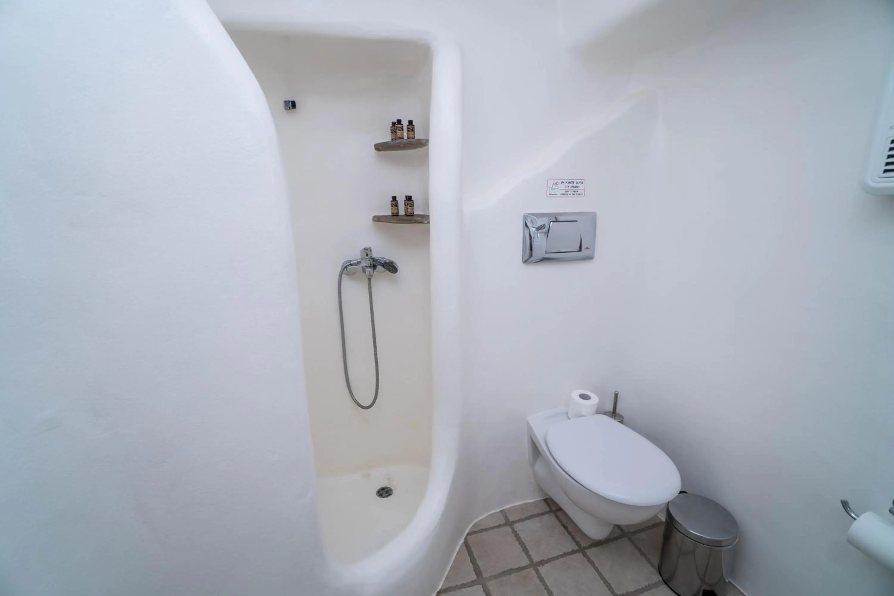 Shower in Mykonian Iros Suites & Villas