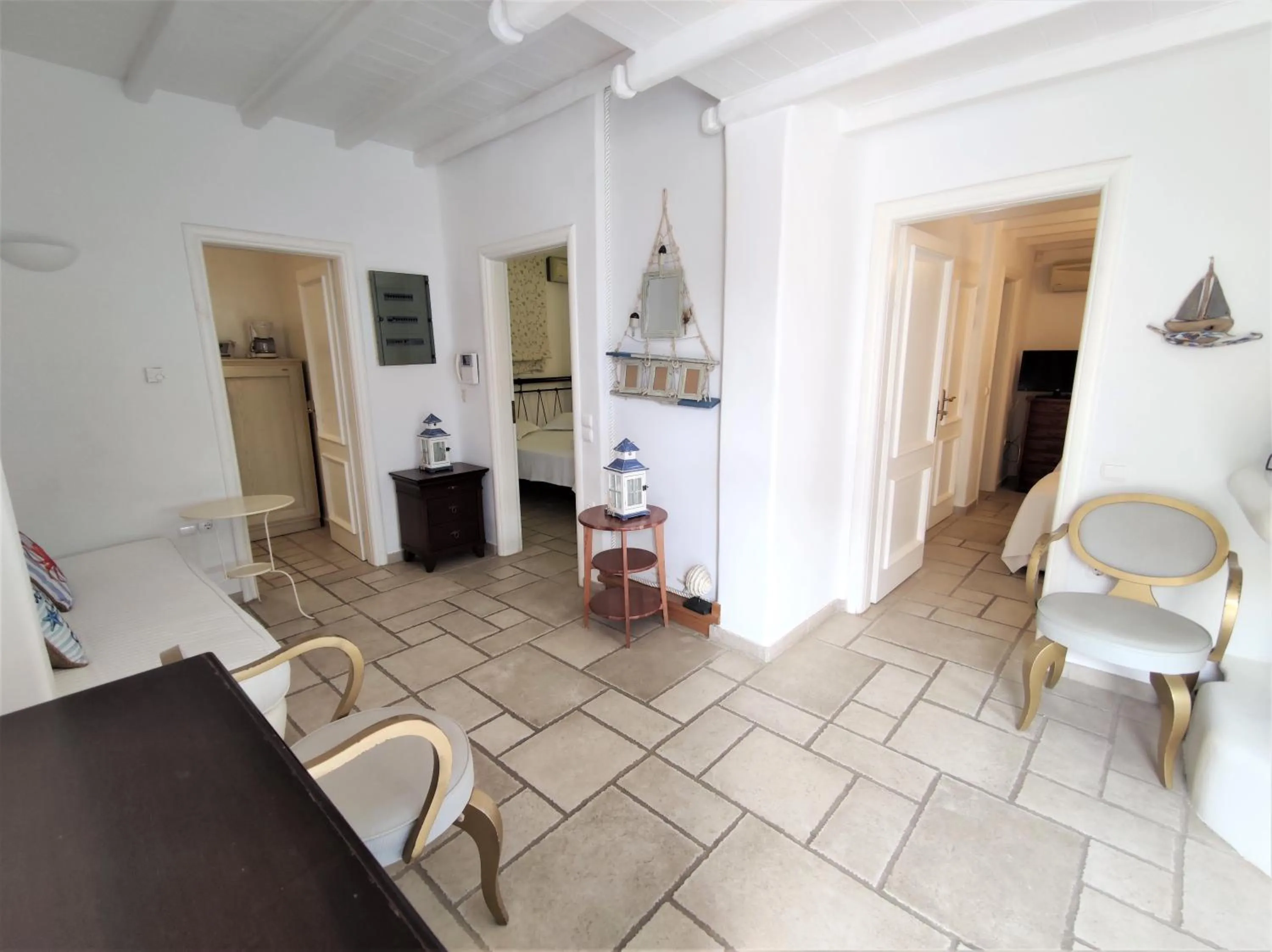 Seating area in Mykonian Iros Suites & Villas