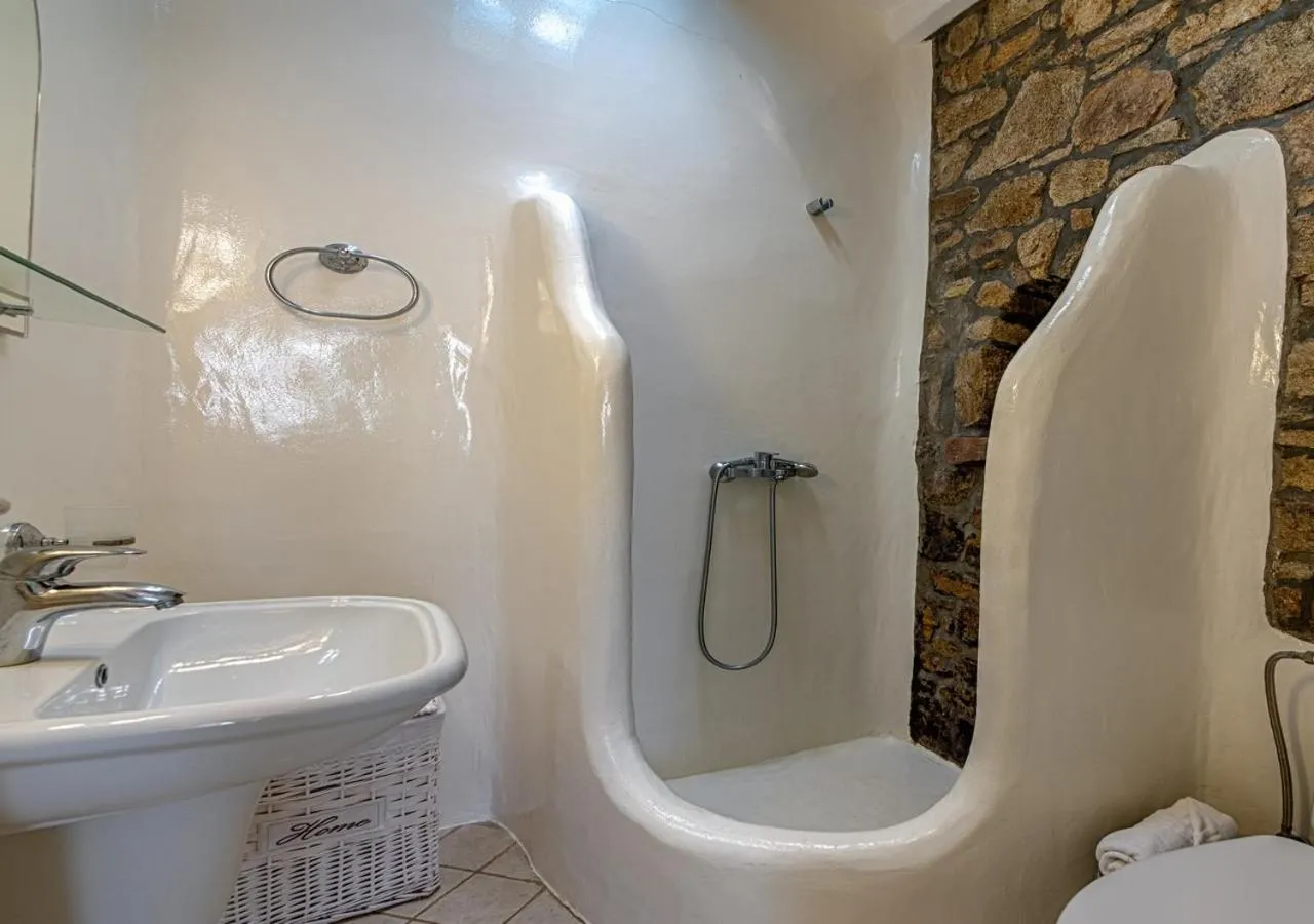 Toilet in Mykonian Iros Suites & Villas