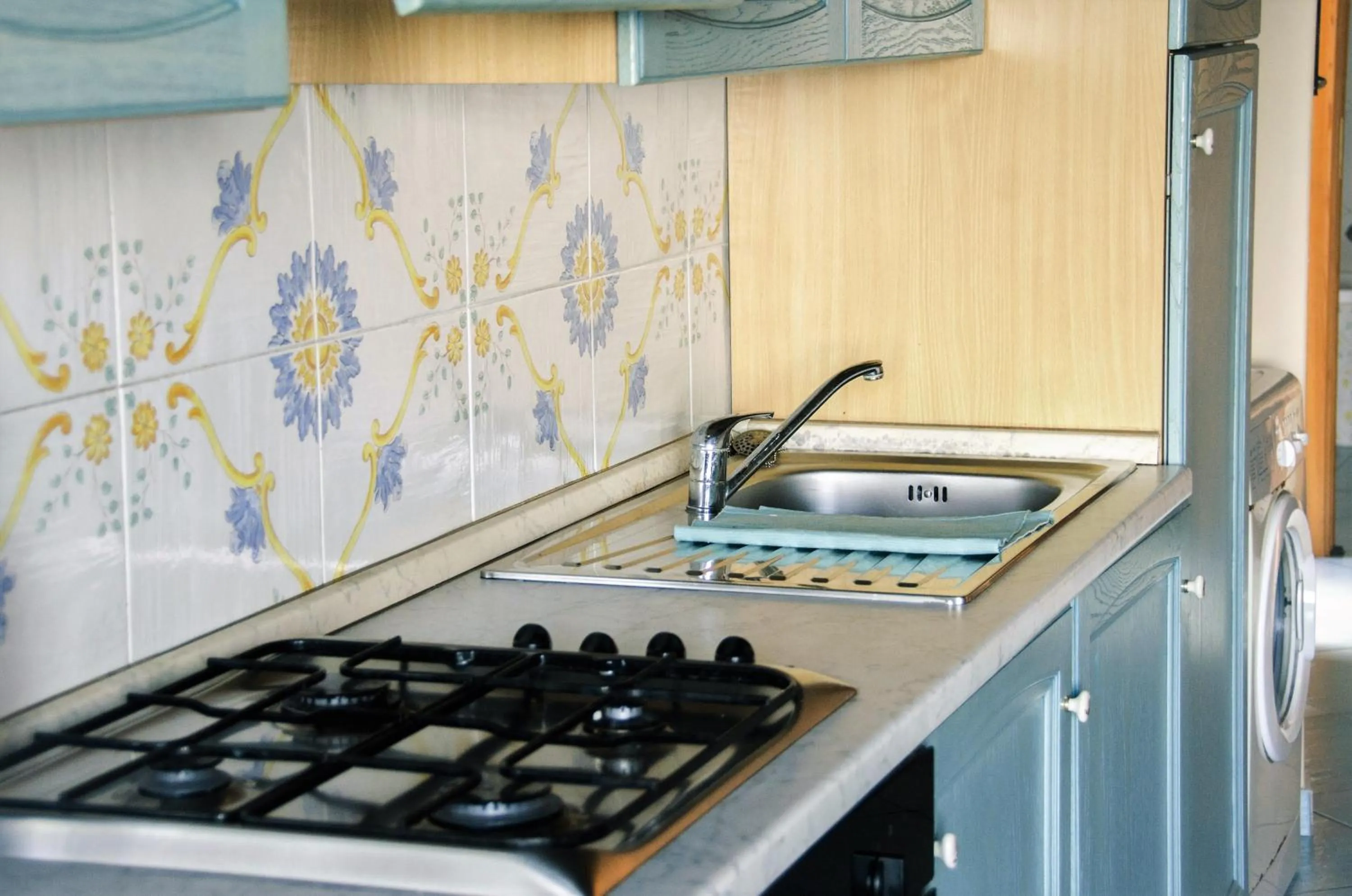 Kitchen or kitchenette in Casa Vela B&B